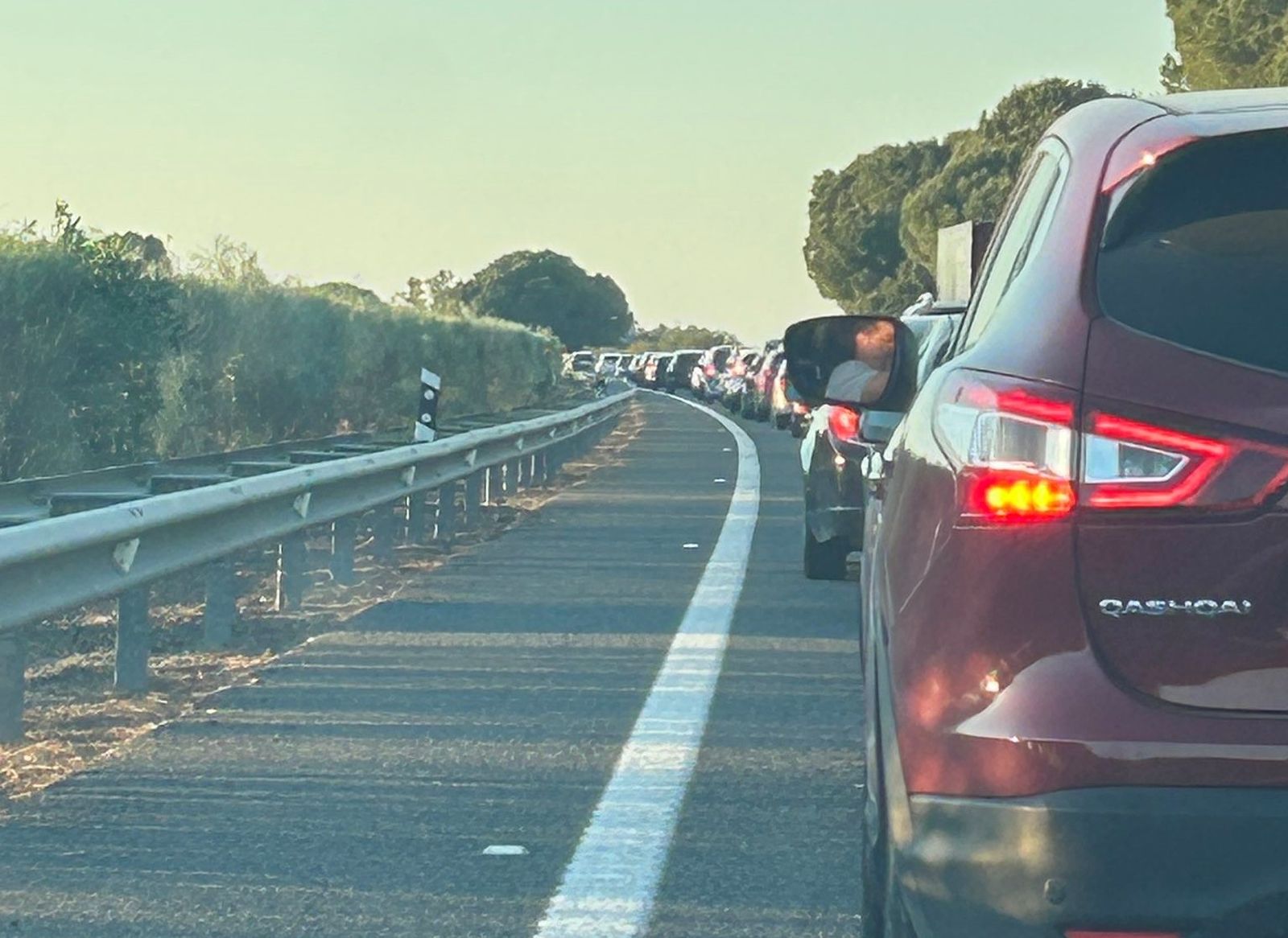 Una de las múltiples retenciones en la AP-4.