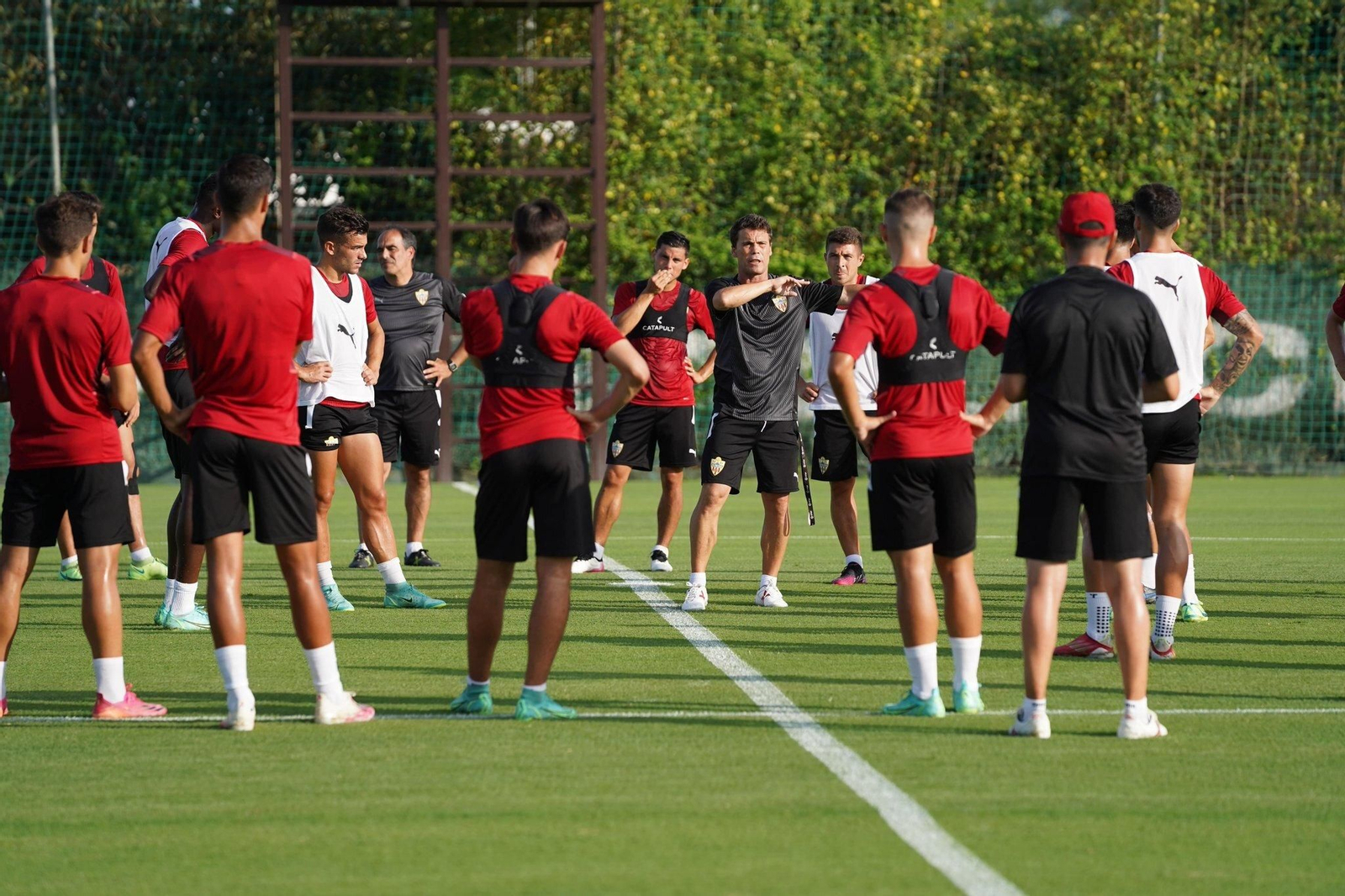 Entrenando en Marbella.