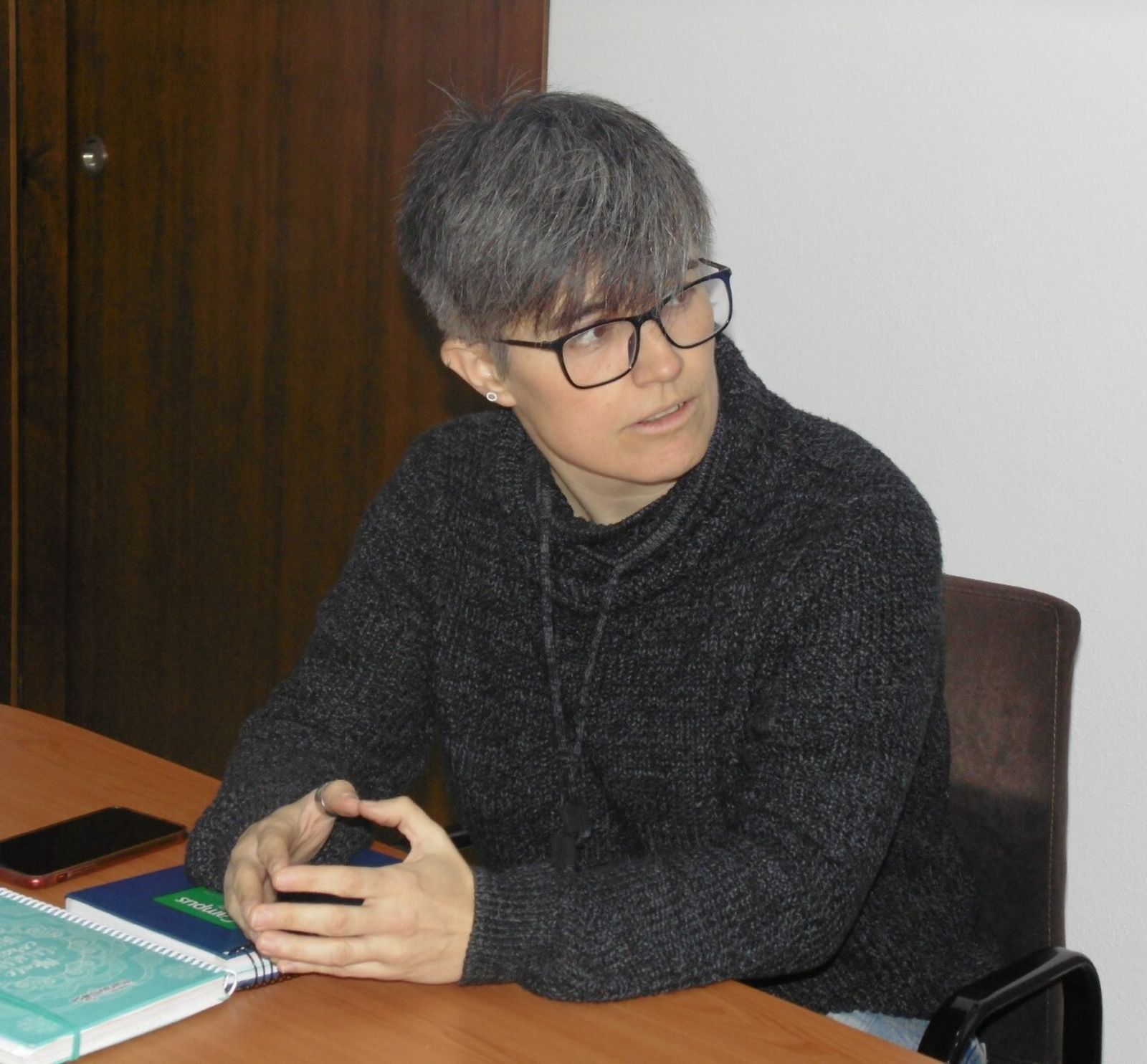 La portavoz municipal de IU-Adelante Cortegana, Pilar Blanco.