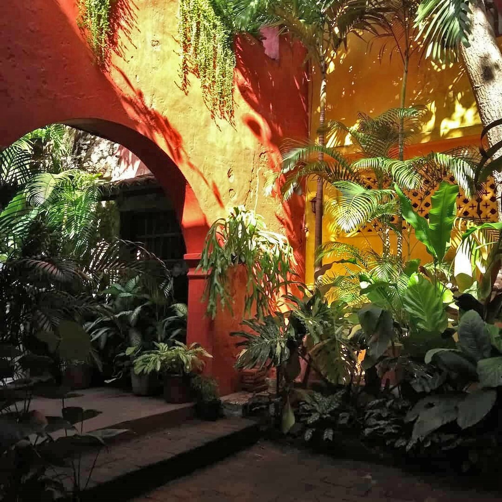Patio de la casa Peter Tompkins. Cartagena de Indias. Colombia.