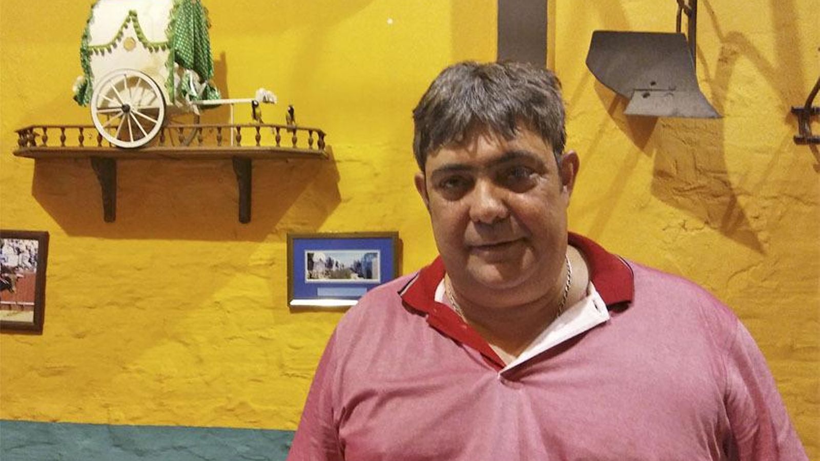 Juan Manuel Marquez en el comedor de Casa Batato