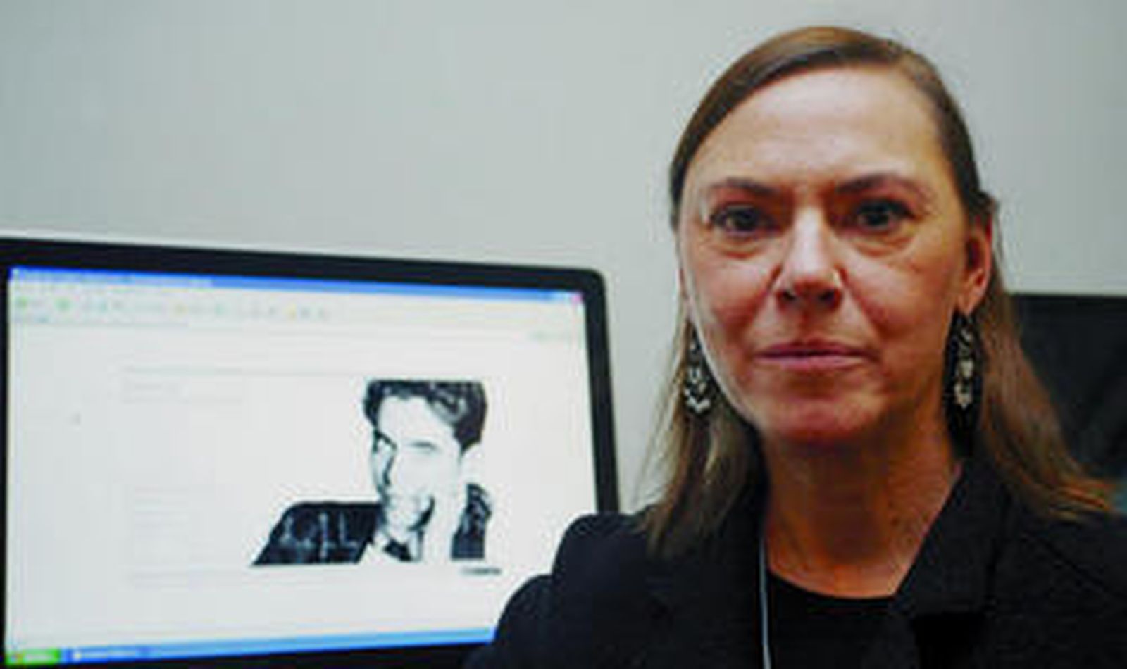 La presidenta de la Fundación Federico García Lorca, Laura García-Lorca, durante la presentación en Madrid de la nueva web corporativa.