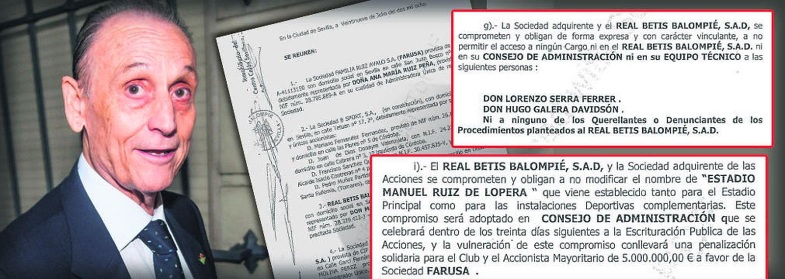 Lopera y el veto a Serra Ferrer y Hugo Galera