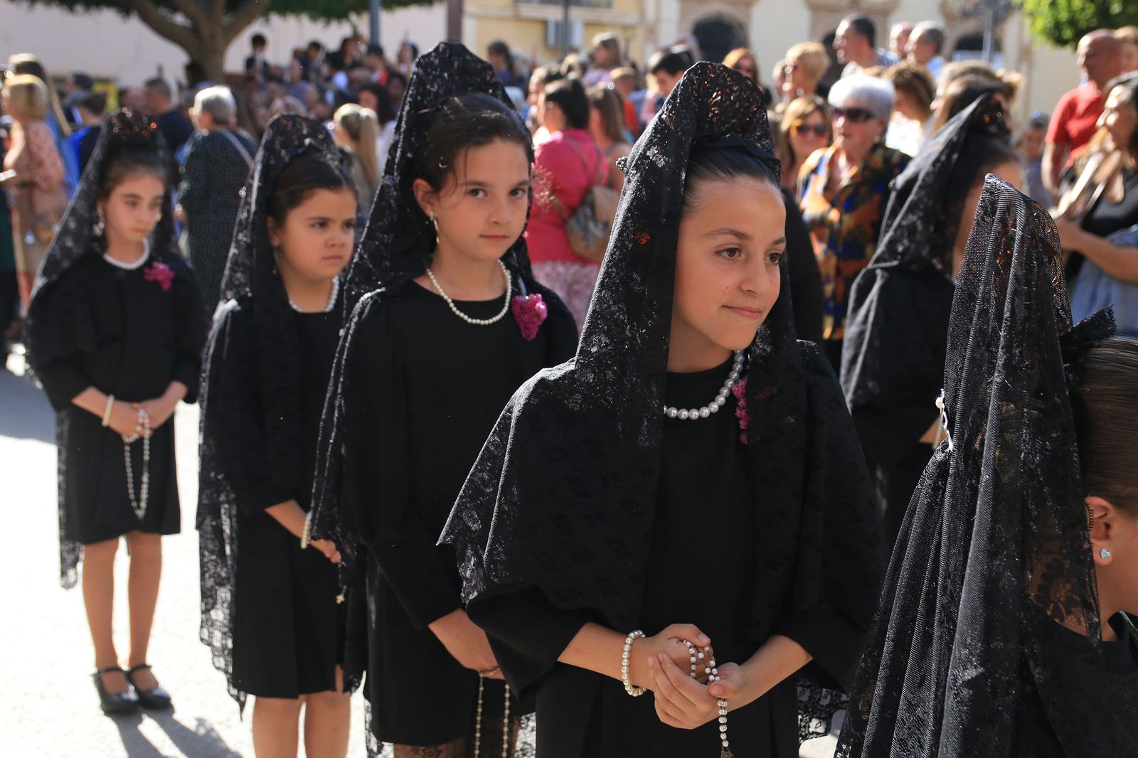La procesión infantil de La Estrella de Viator