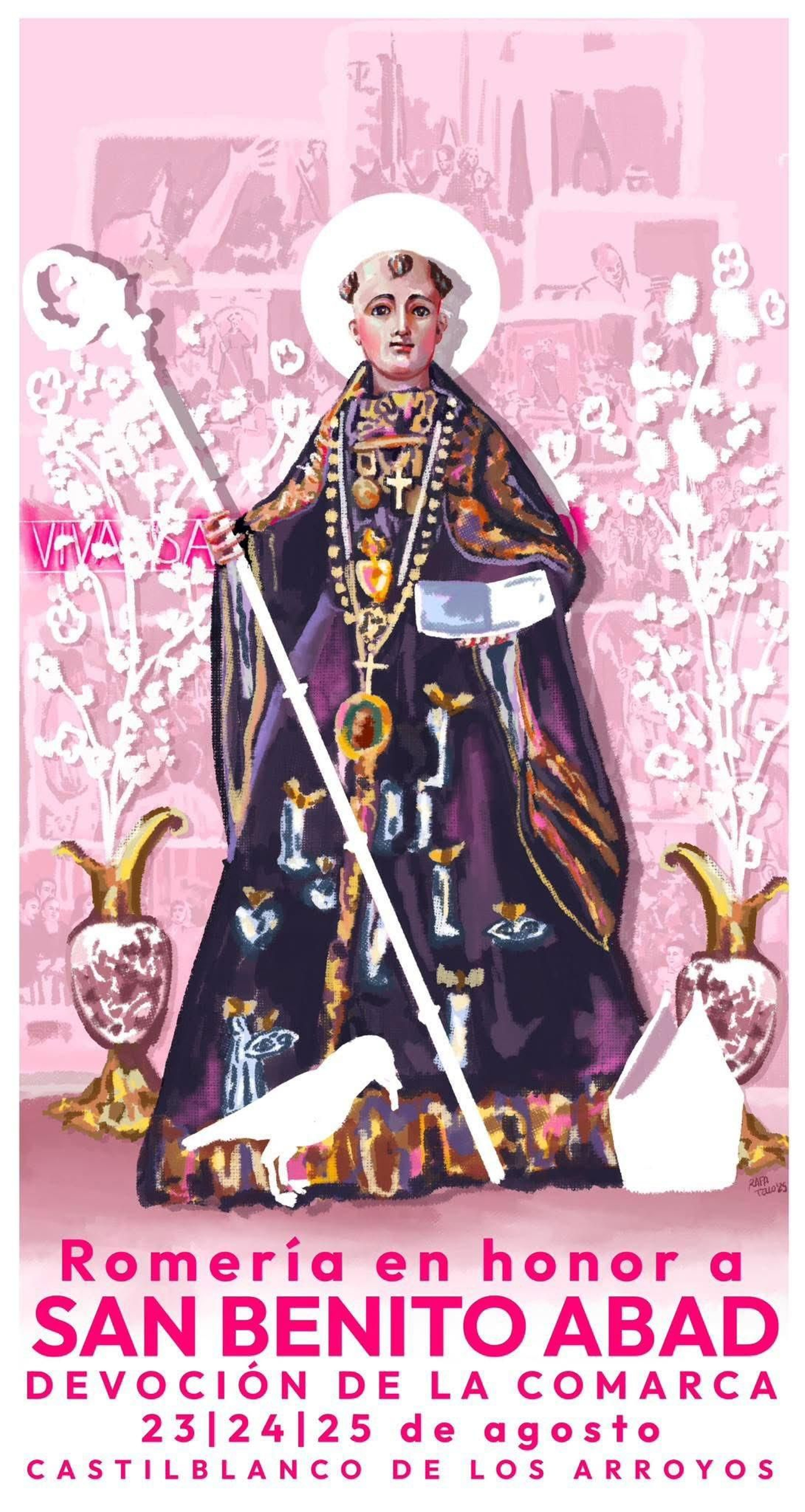 Cartel anunciador de la Romería de este 2025