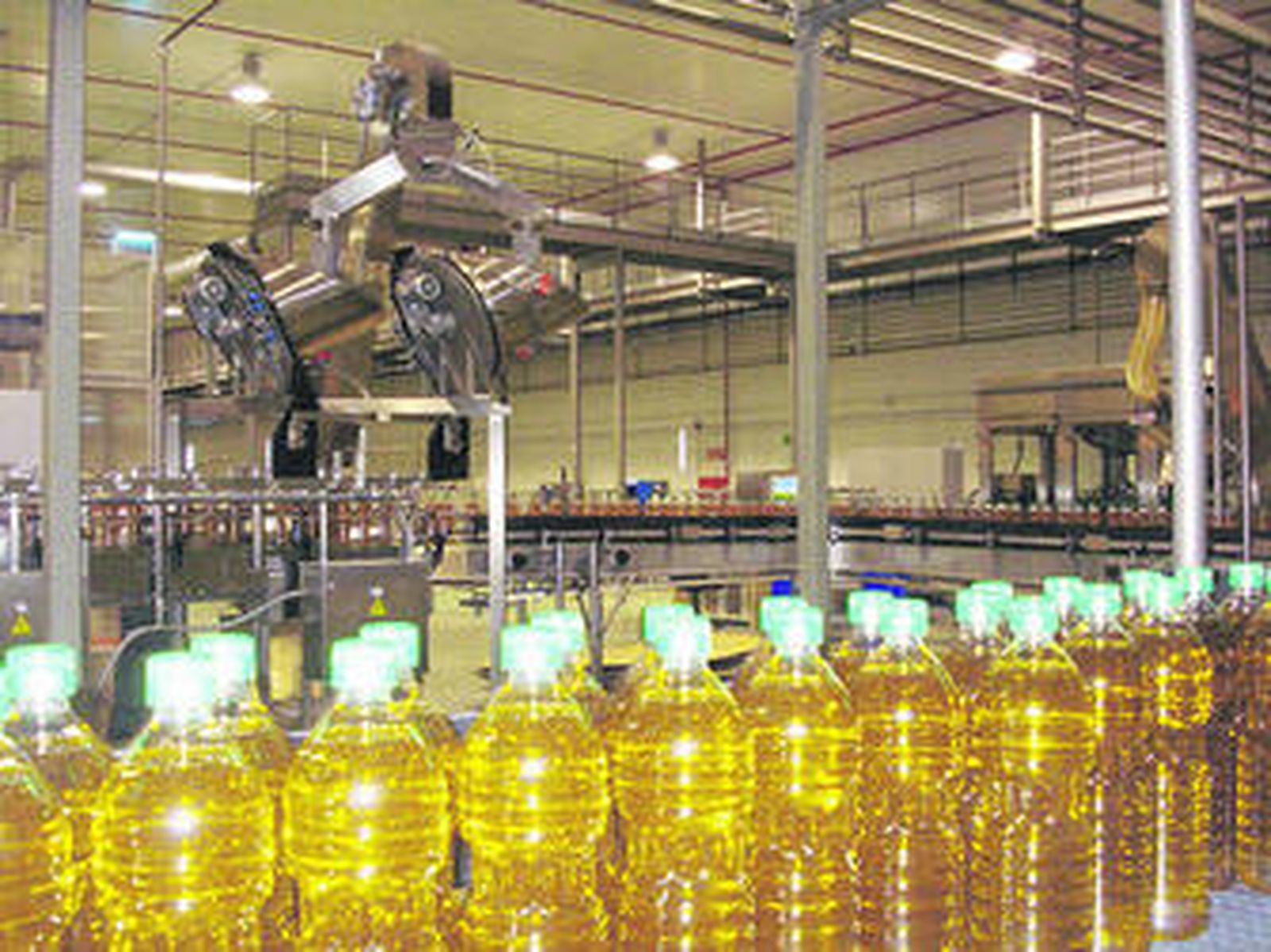 Olanta de embotellado de Hojiblanca y Cargill en Antequera.