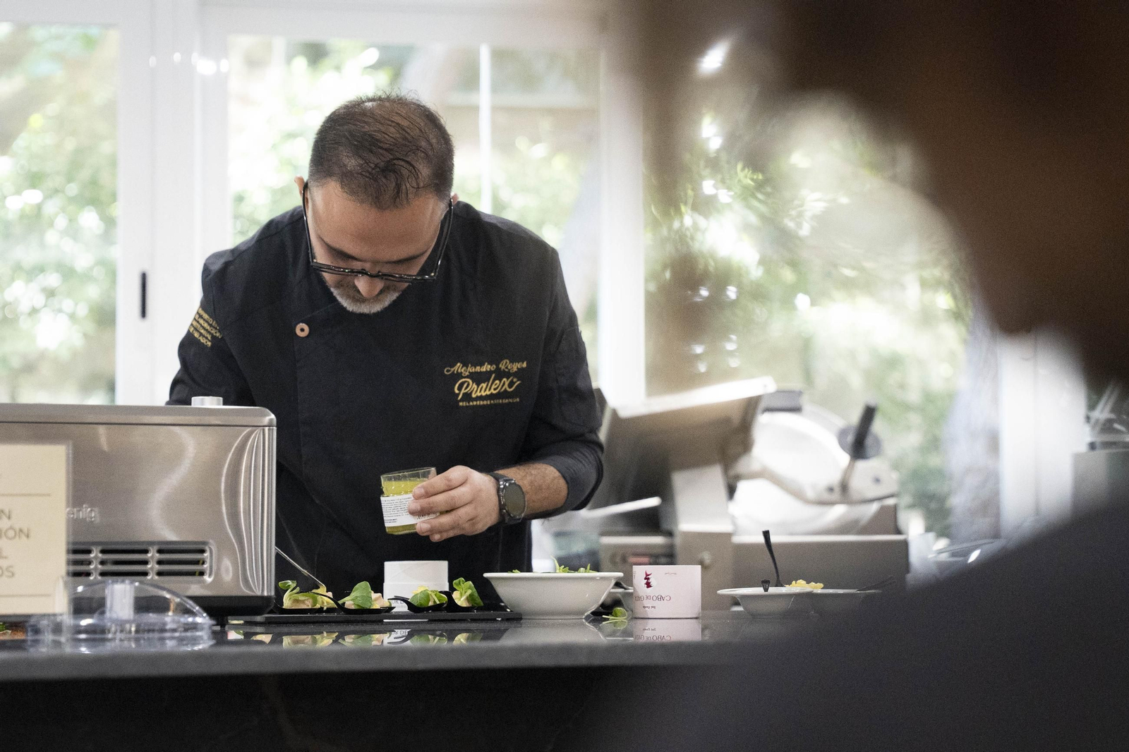 Las imágenes del delicioso sorbete gourmet de Gamba Roja de Alejandro Reyes