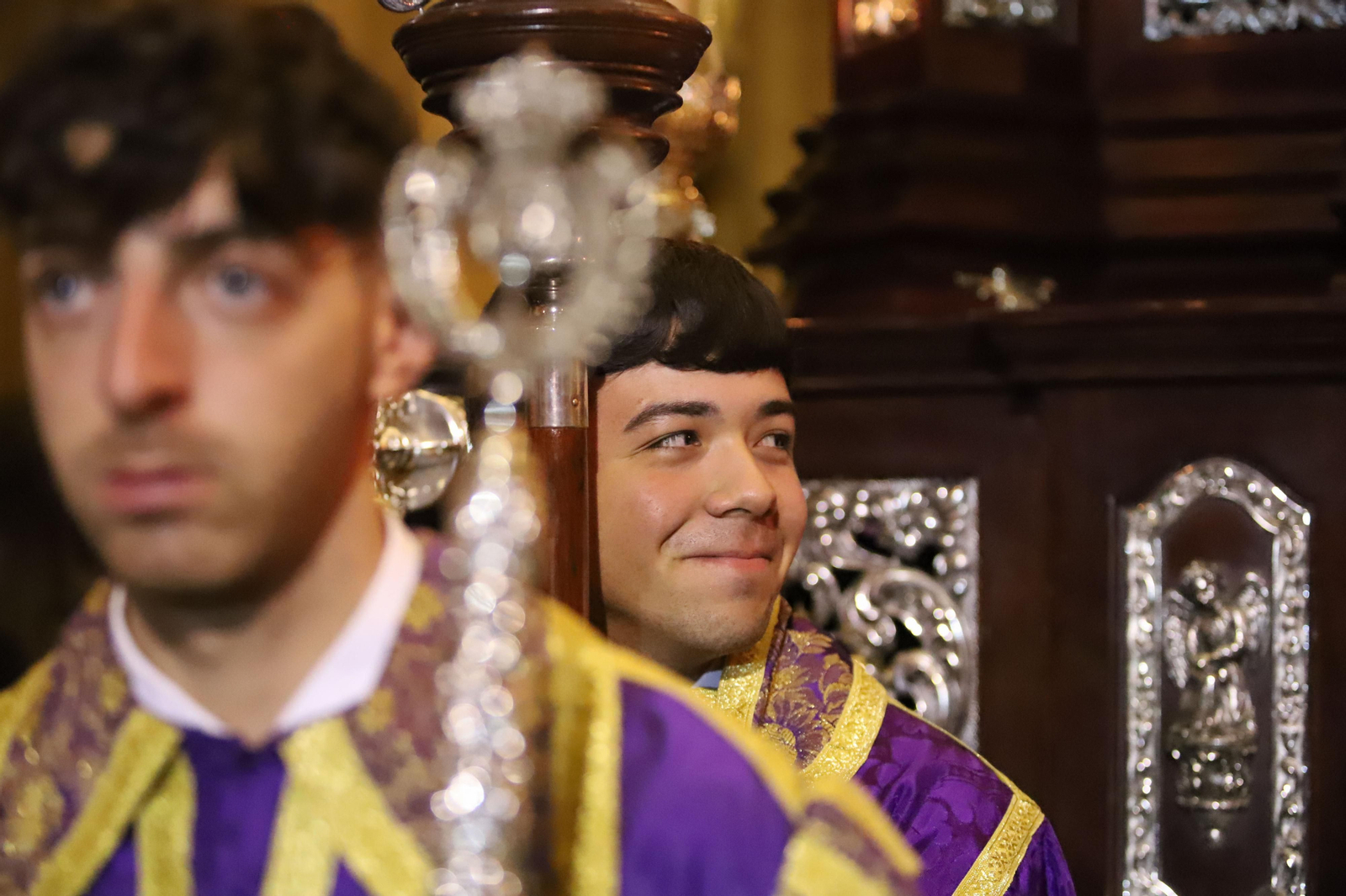 Fotos del Lunes Santo en Tarifa: El huerto y Nuestra Madre de Dios y del Rosario