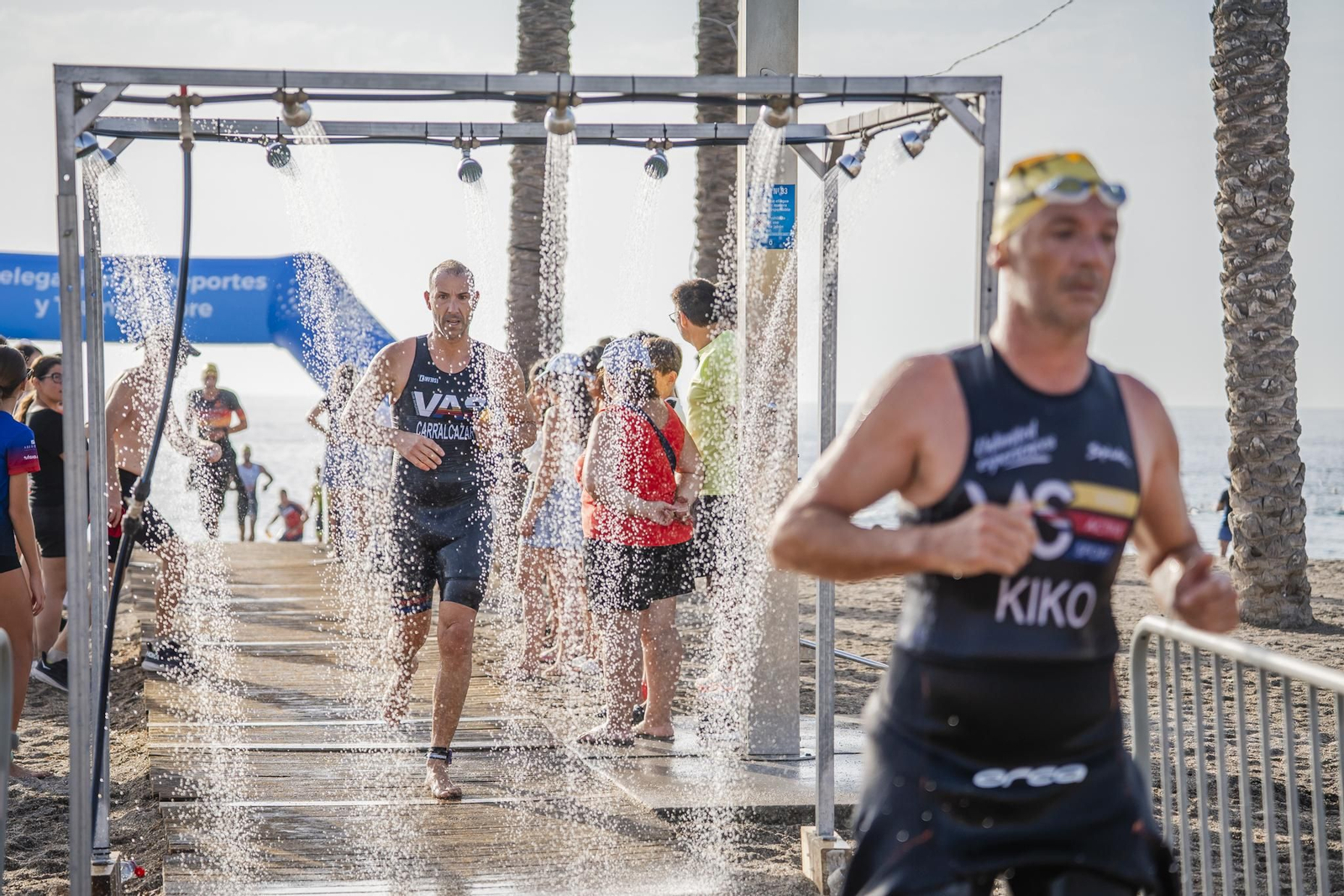 Participantes en Roquetas de Mar durante la competición.