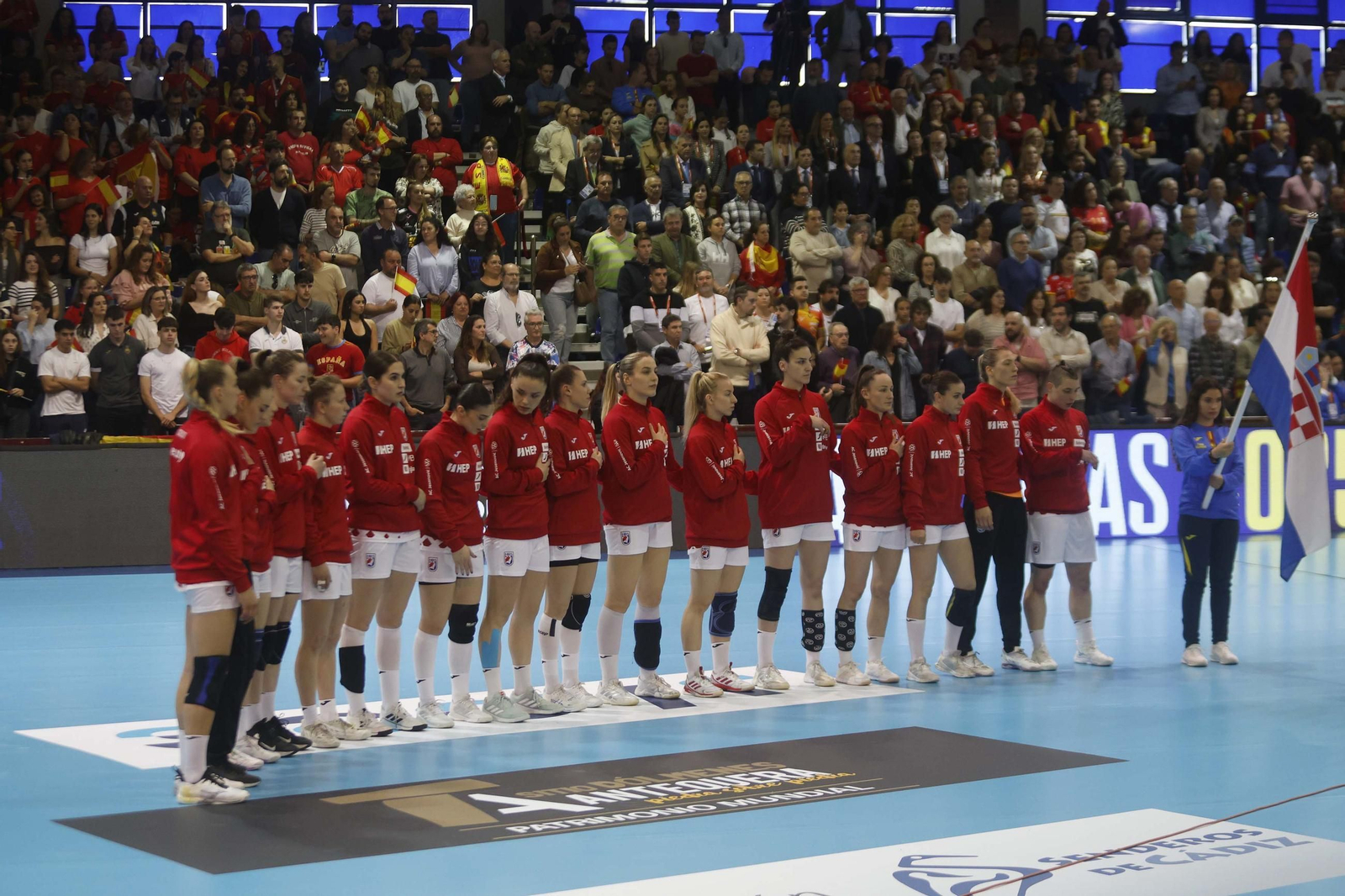 Las fotos del España Croacia de clasificación para el Mundial femenino de balonmano, en Algeciras