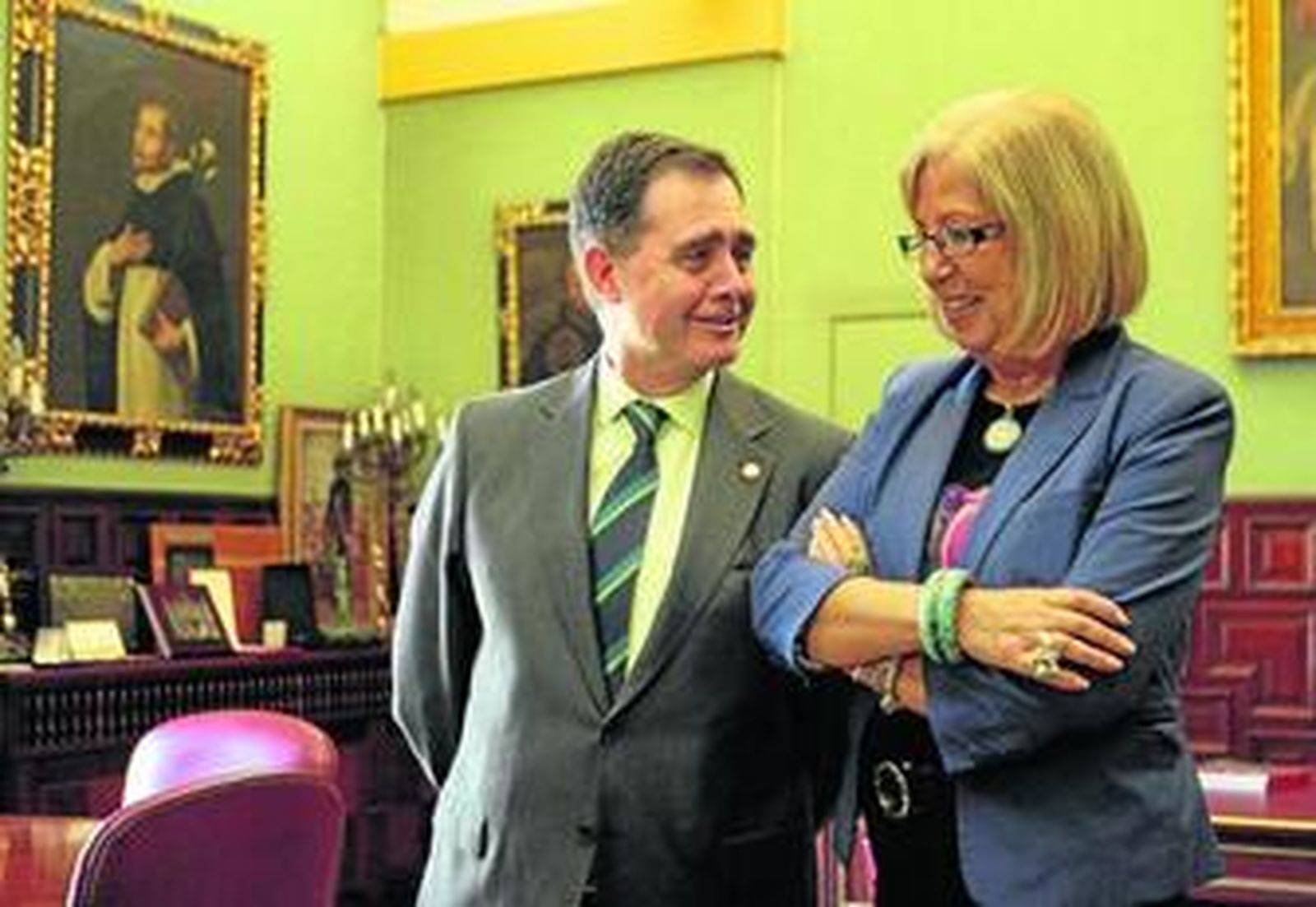 Los rectores de las universidades de Sevilla y de Málaga.