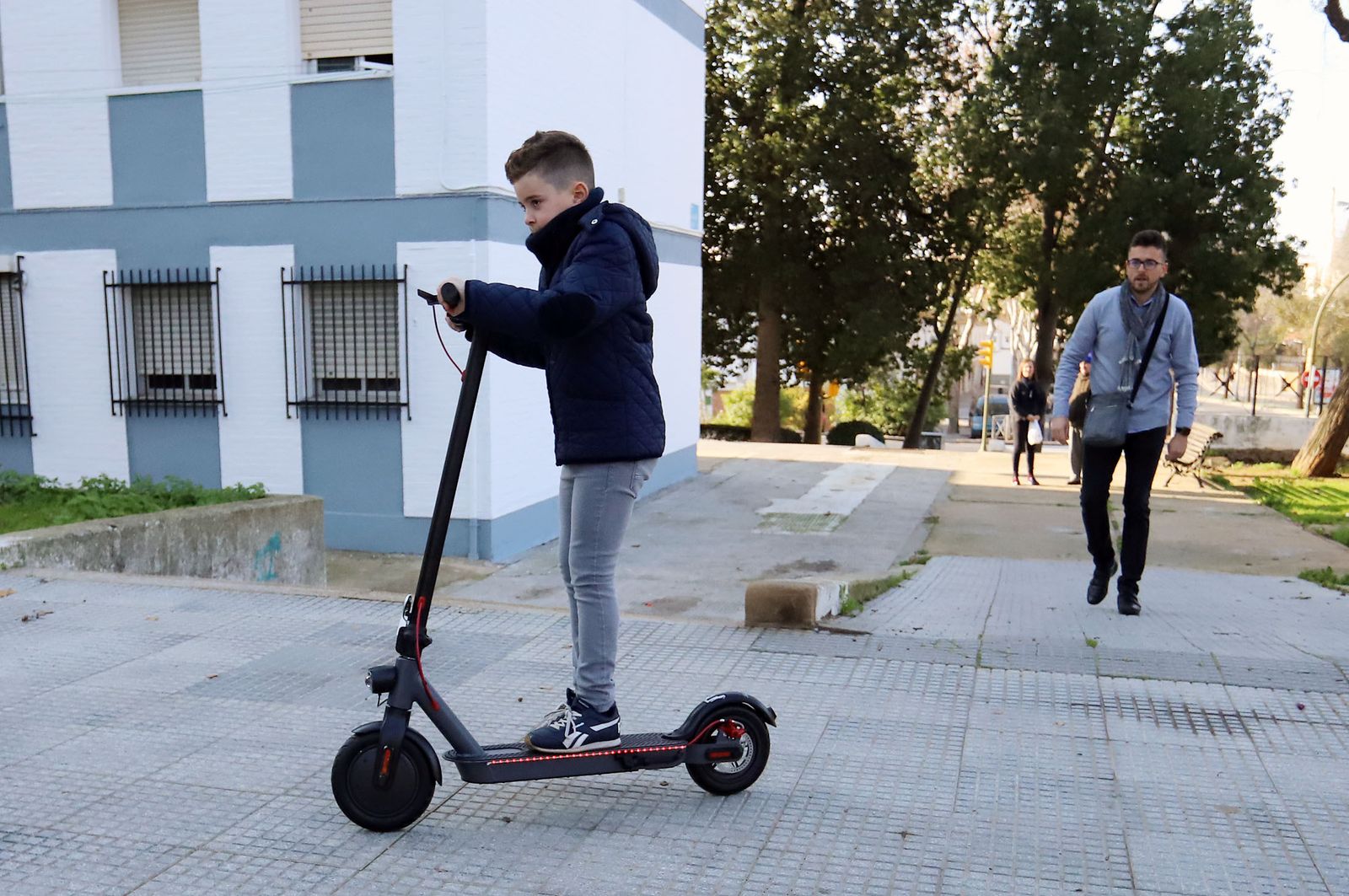 Imágenes de los Reyes Magos en la barriada de la Hispanidad