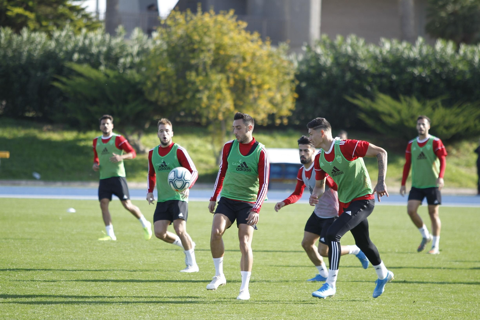 Fotogalería del entrenamiento de la UDA, 6-XII