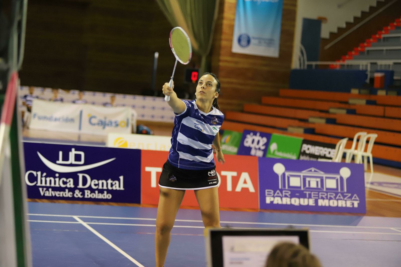 Haideé Ojeda, durante un partido de esta temporada del Recre IES La Orden.
