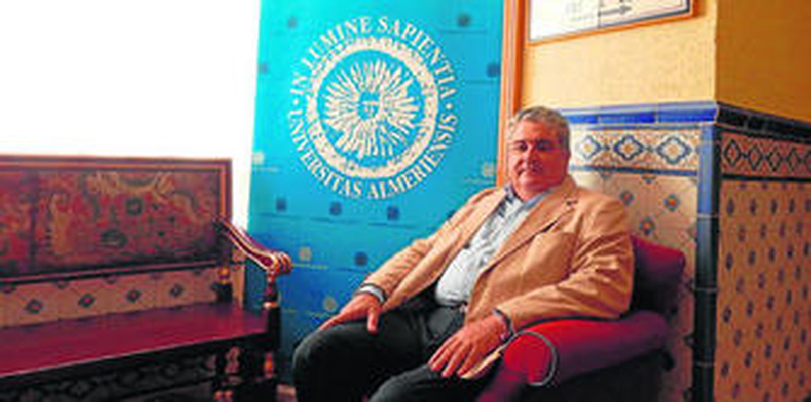 El Decano del Colegio de Abogados de Almería, José Pascual Pozo Gómez, en el Hotel Playadulce.