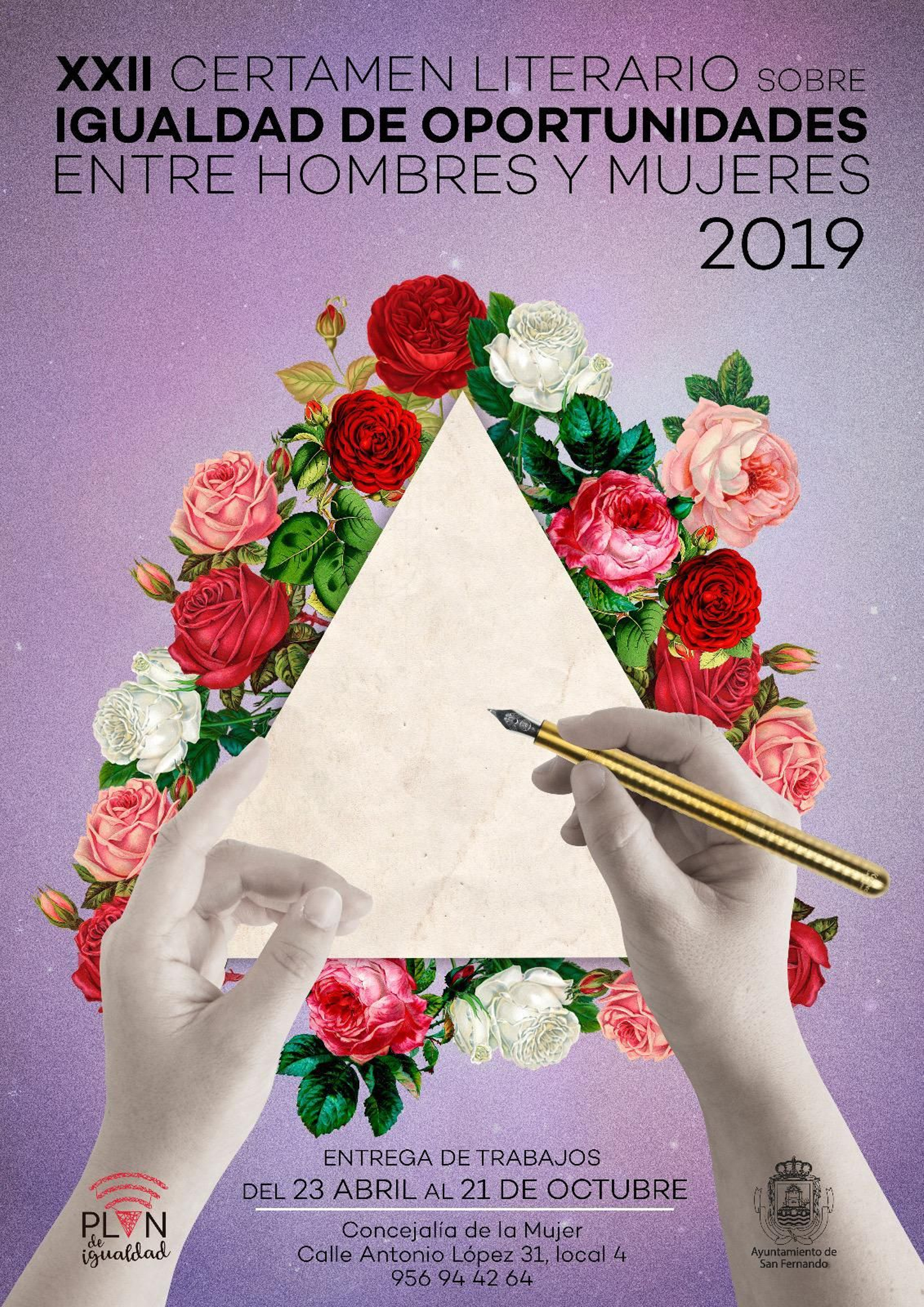 Cartel del certamen de Igualdad.