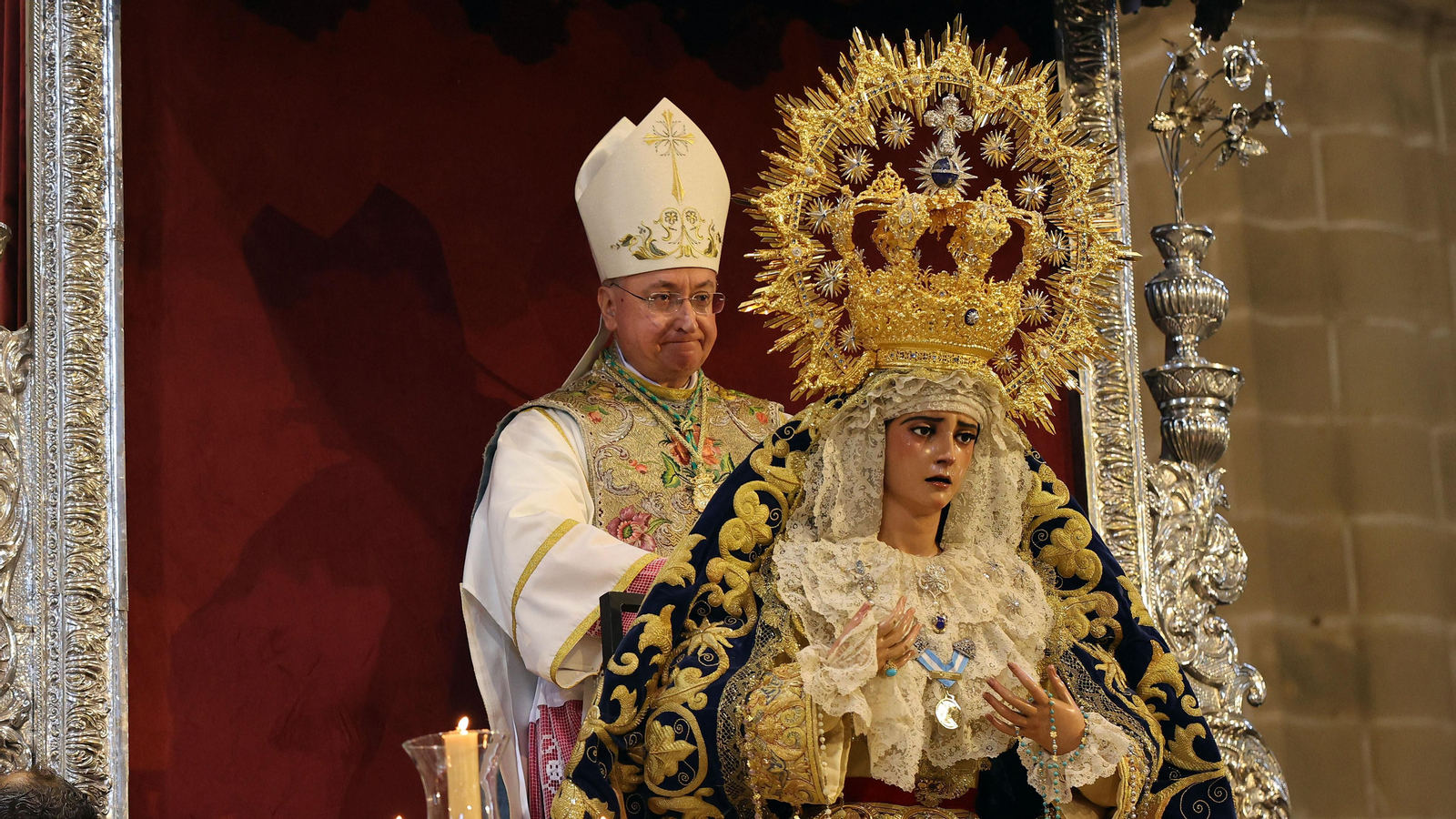 Las imágenes de la coronación de la Virgen de la Estrella en la Catedral.