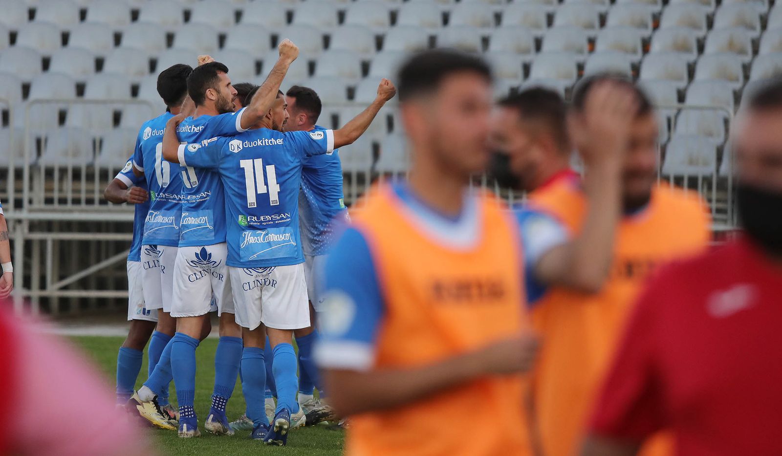 Imágenes del  Xerez CD - Balompédica Lebrijana (2-0)