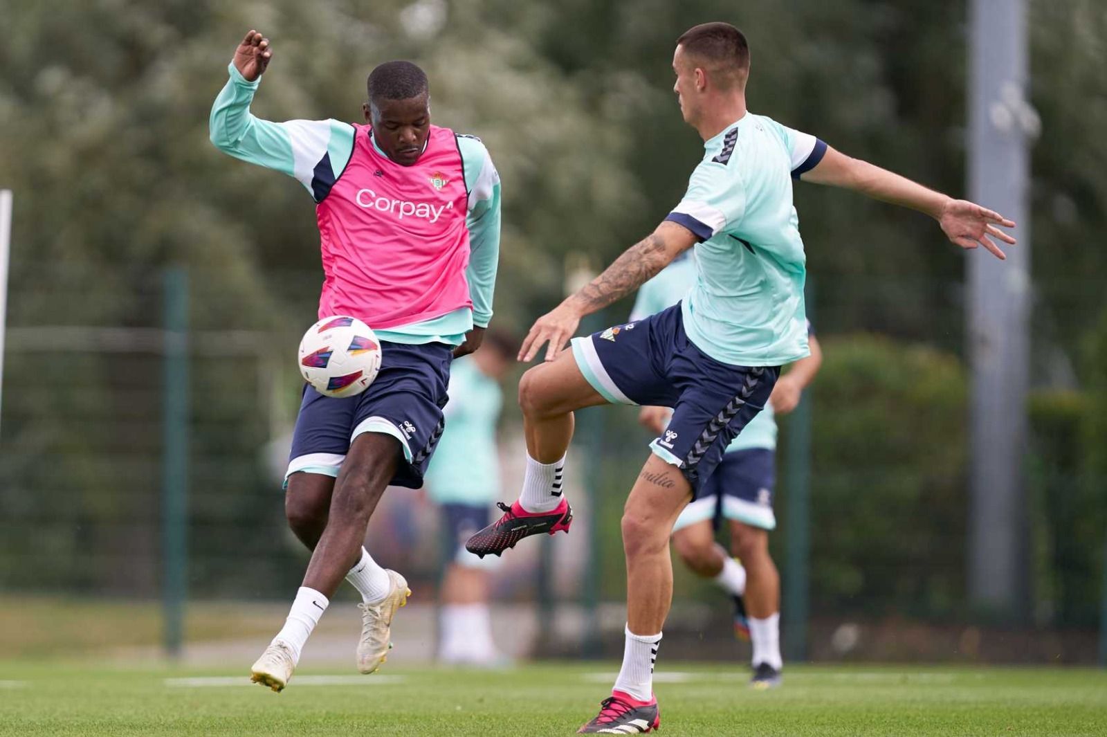 El Betis, entrenando para los encuentros de la pretemporada