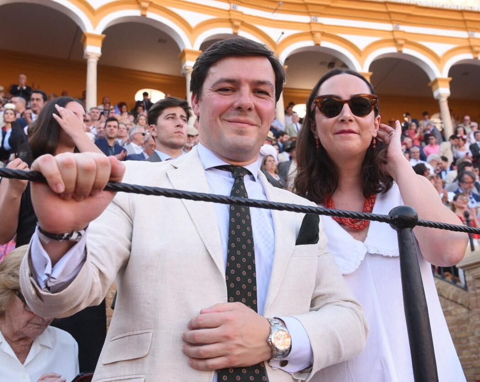 José Luis González y Marina Fernández