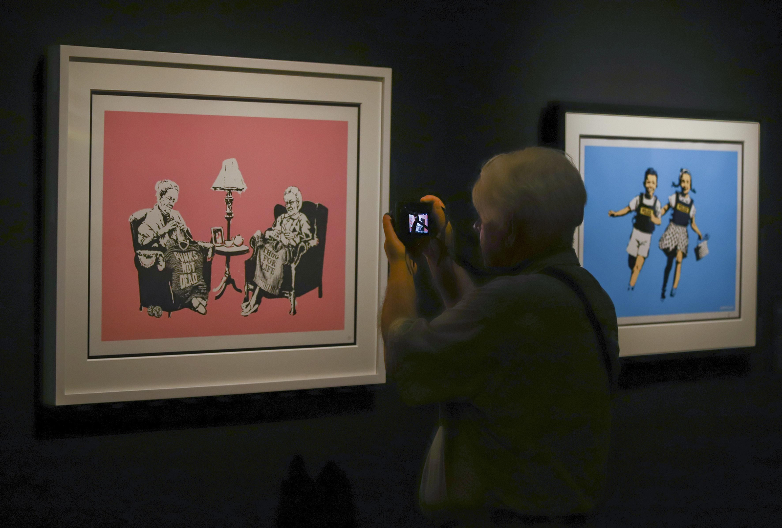 Las fotos de la exposición 'Banksy. The art of protest' en La Térmica, en Málaga