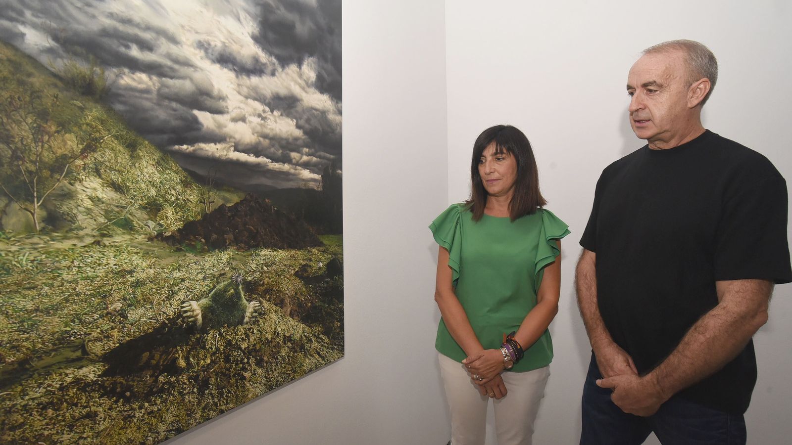 Una de las piezas que pueden verse en el Centro José Guerrero.