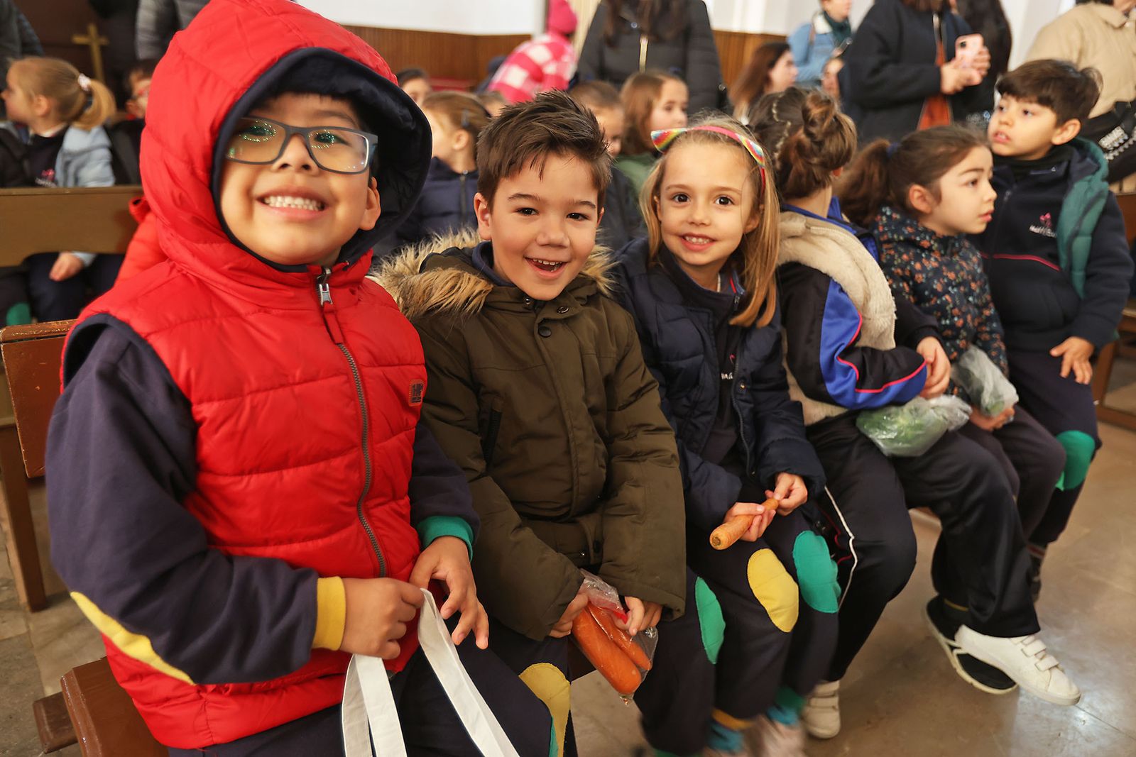 Imágenes de la visita de los niños del colegio Maristas a San Sebastián