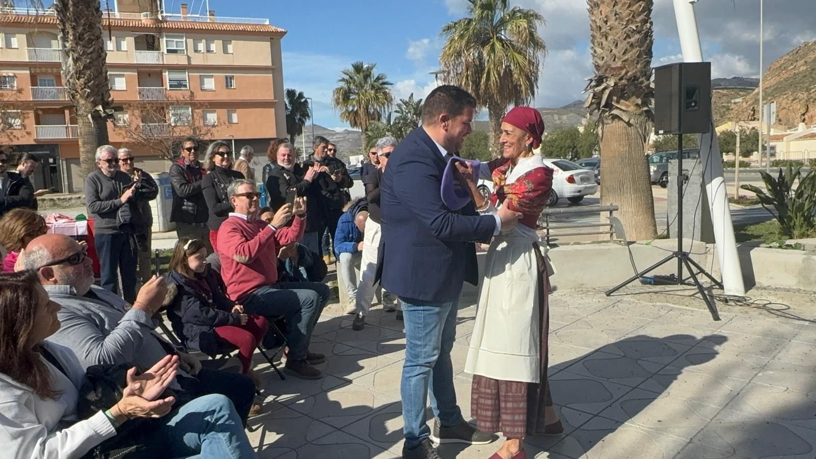 Un momento del acto en Calahonda