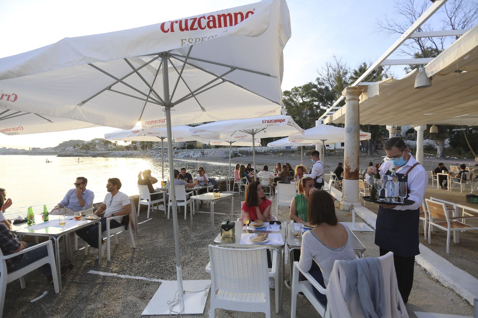Las mejores vistas de la bahía, desde el balneario de los Baños del Carmen, en Málaga