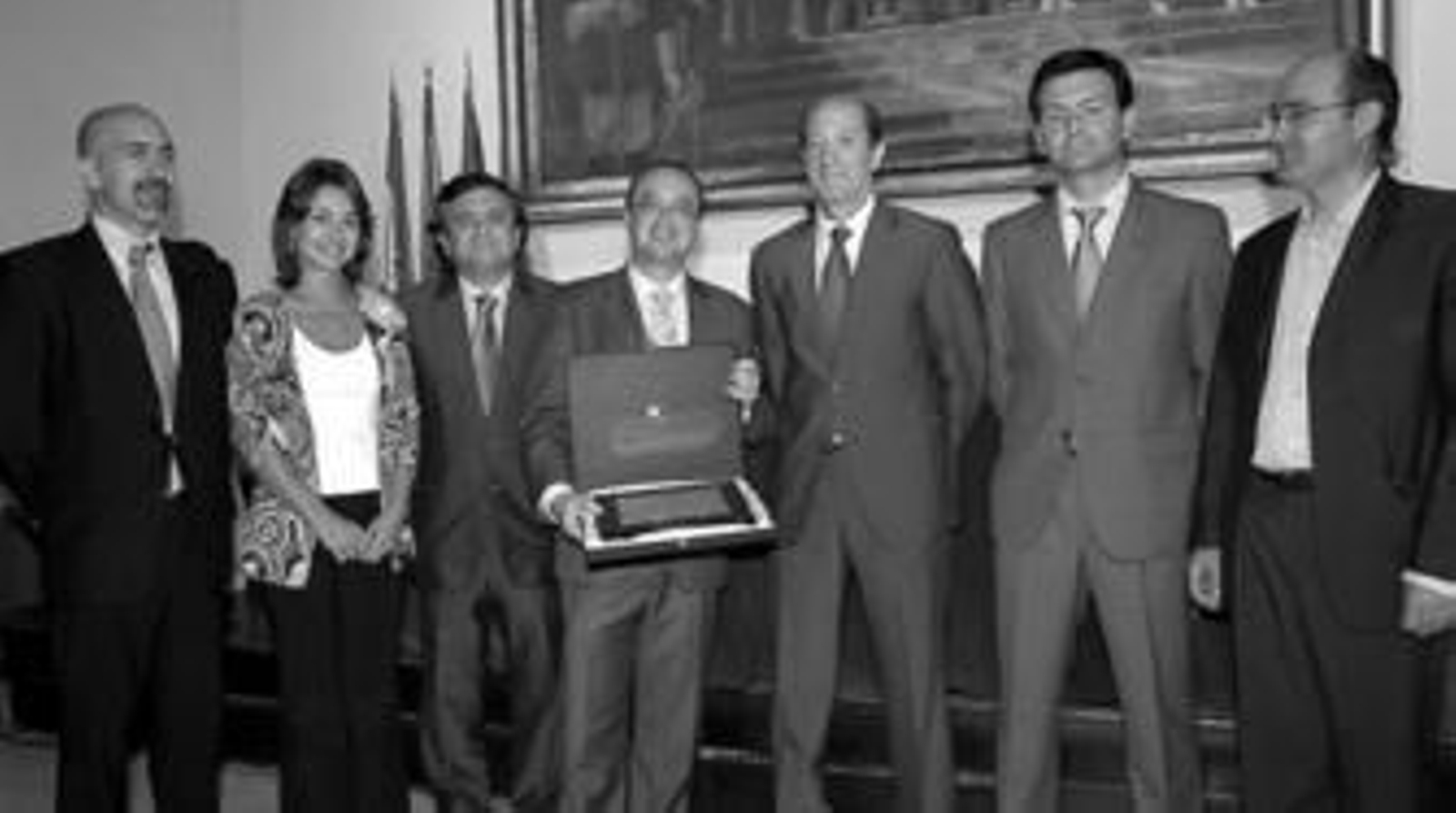 Juan Pedro Crisol en el centro, junto con el equipo técnico responsable del PGOU.