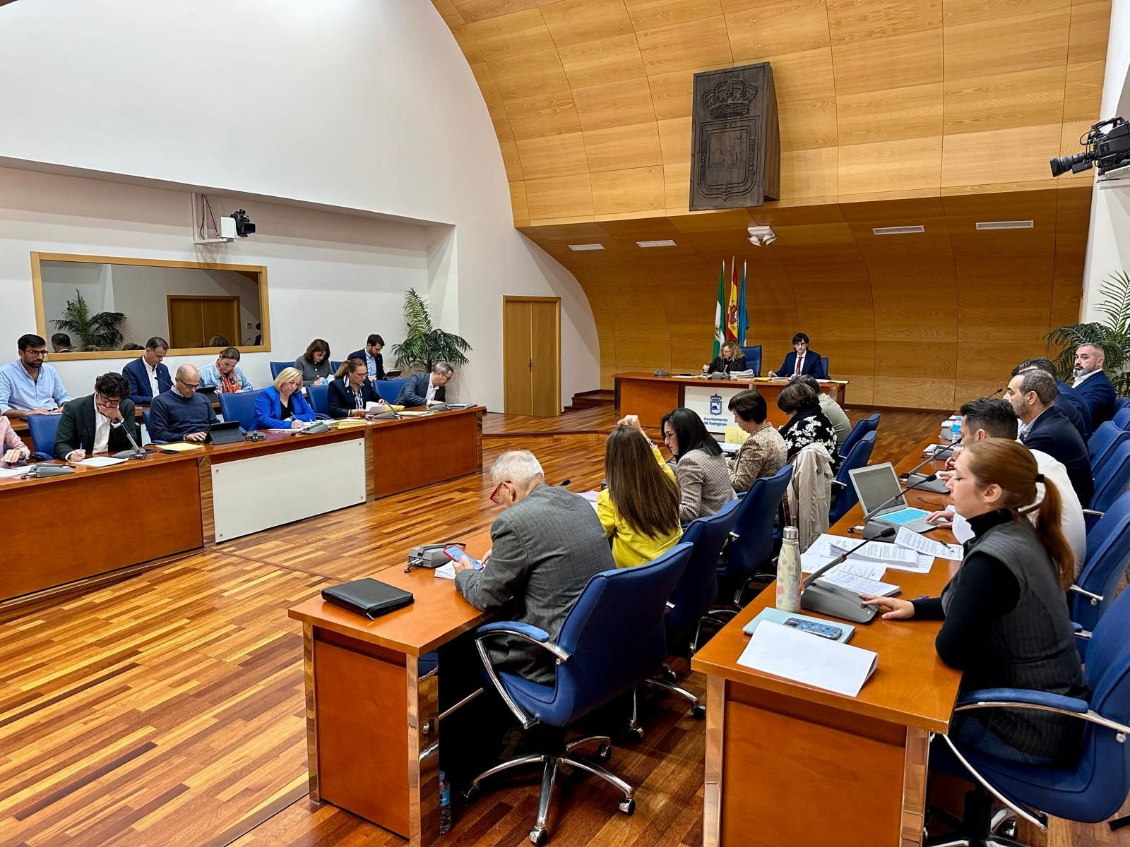 Un momento del Pleno celebrado este miércoles.