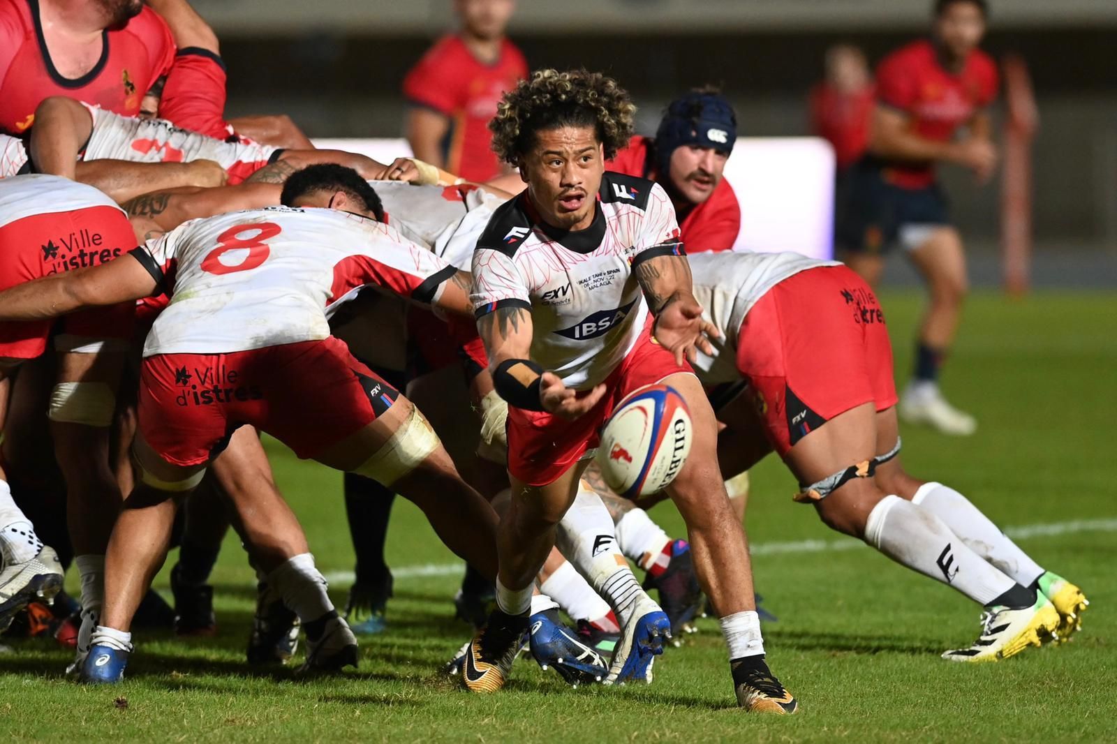 Las fotos del España-Tonga de rugby en Málaga
