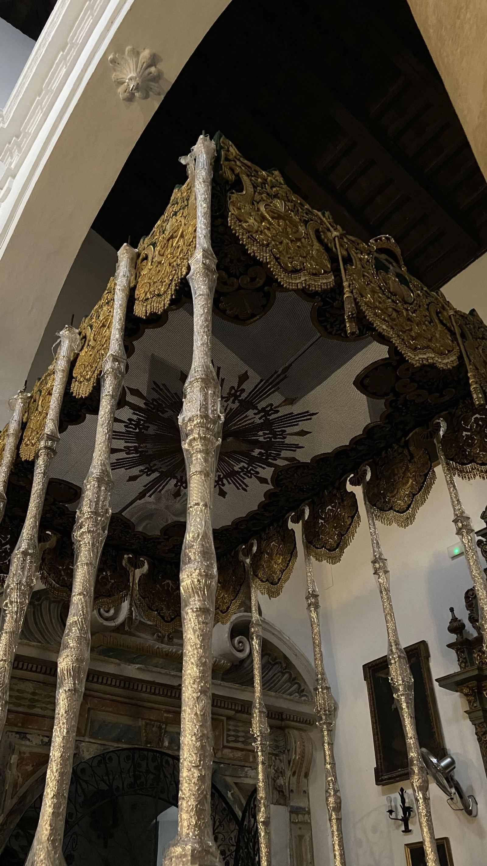 La imagen presidirá su palio una vez esté ya coronada