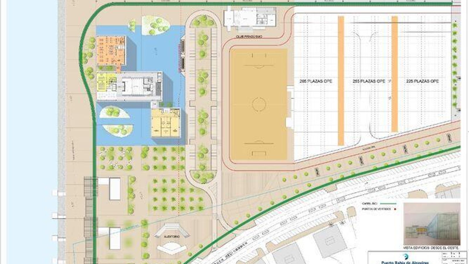 Plano del proyecto para la transformación del Llano Amarillo