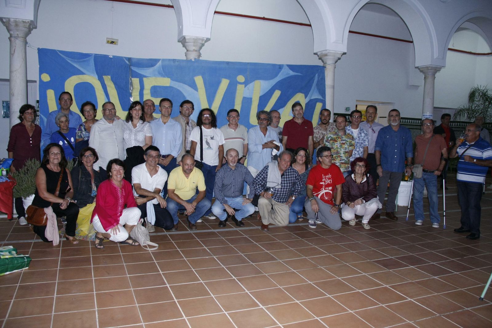 Los ecologistas , en una imagen retrospectiva de la fiesta celebrada en 2015  por la inauguración de su sede en San Agustín.