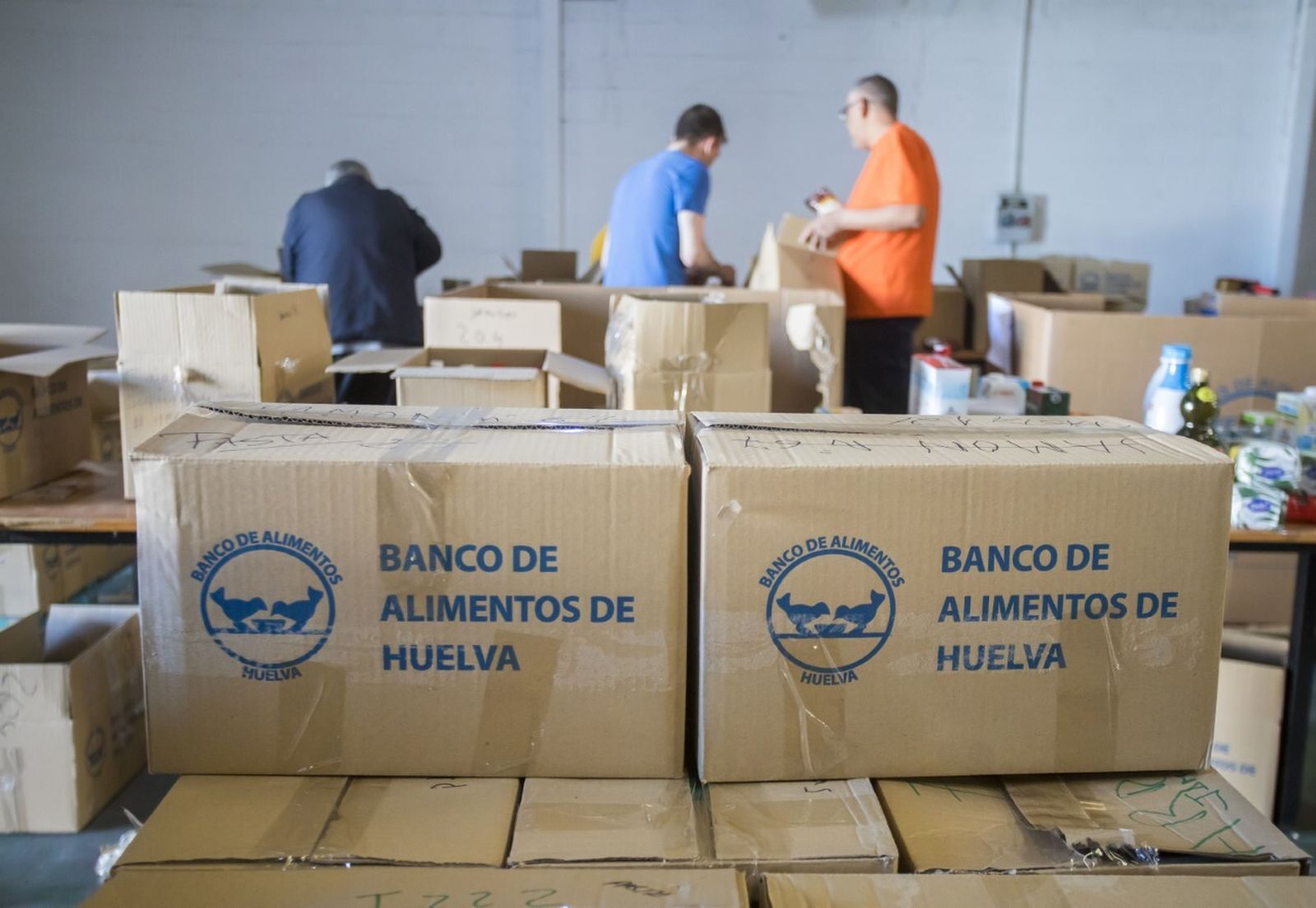 Almacén del Banco de Alimentos de Huelva.