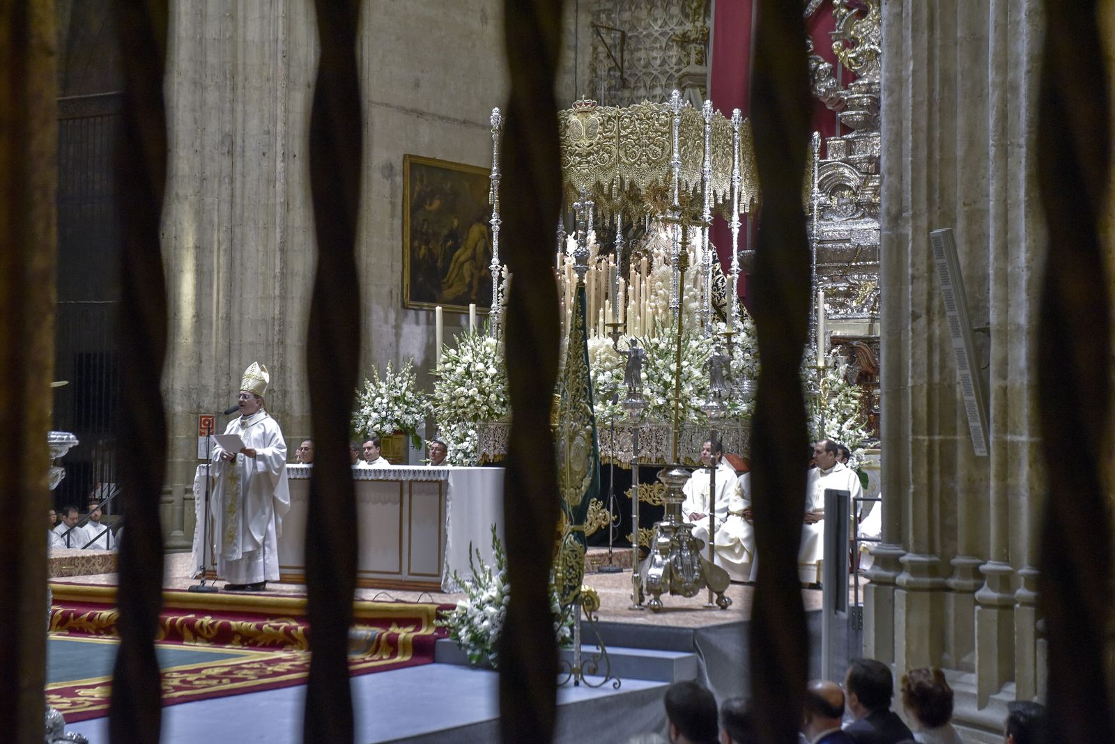 Las imágenes de la misa de acción de gracias