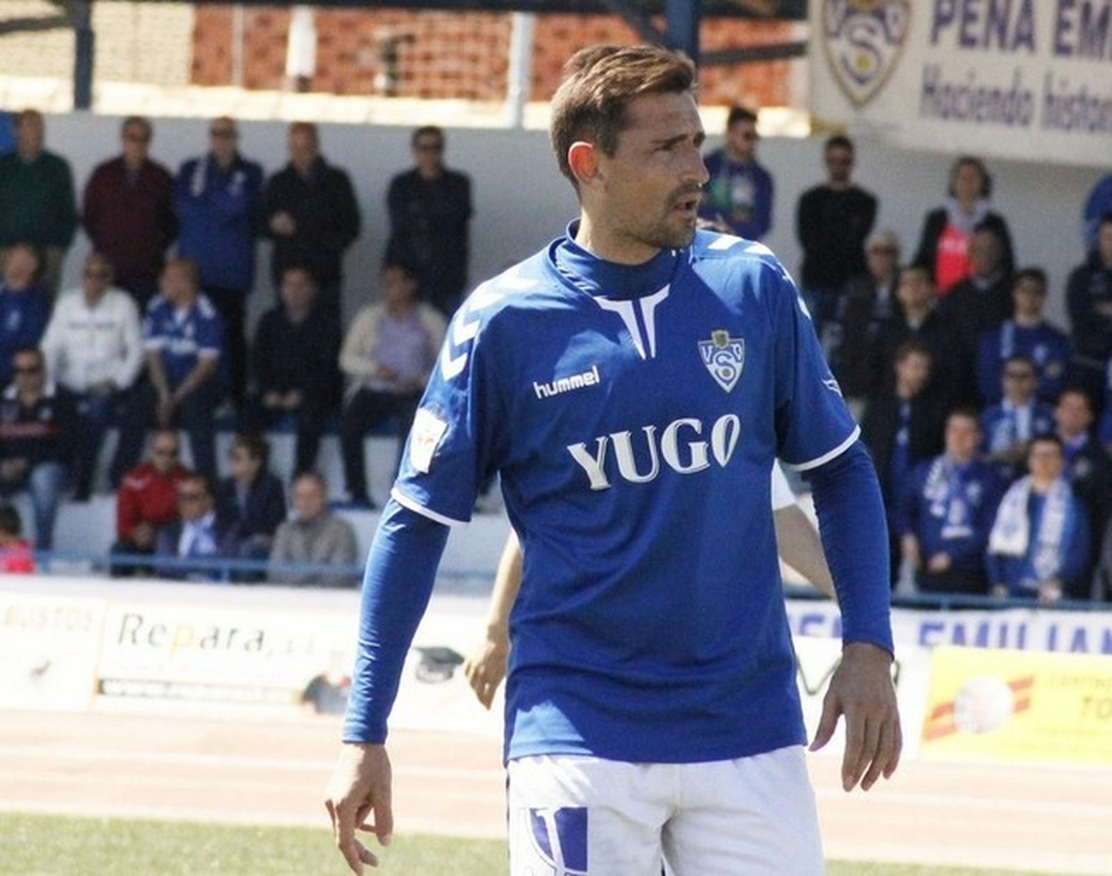 Juan Carlos Belencoso, con el Yugo Socuéllamos