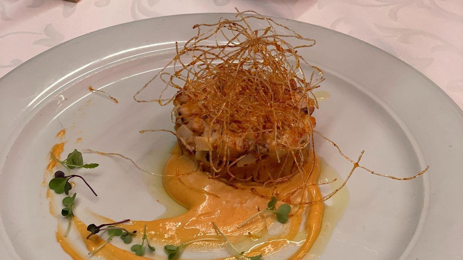 Tartar de pulpa a feira