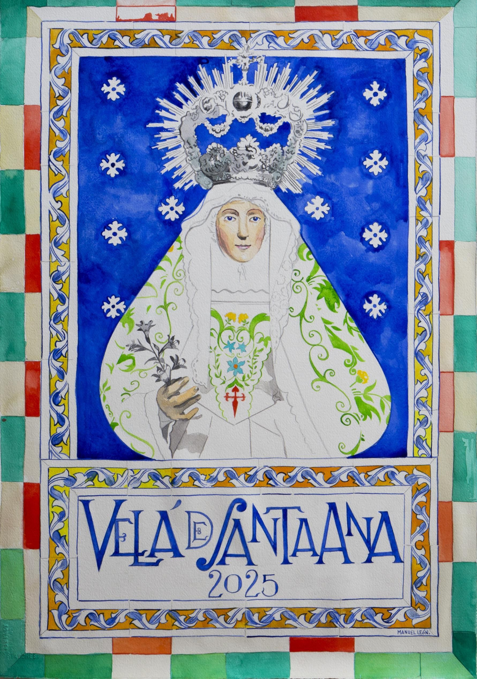 Cartel Velá de Santa Ana 2025 Cartel Velá de Santa Ana 2025
