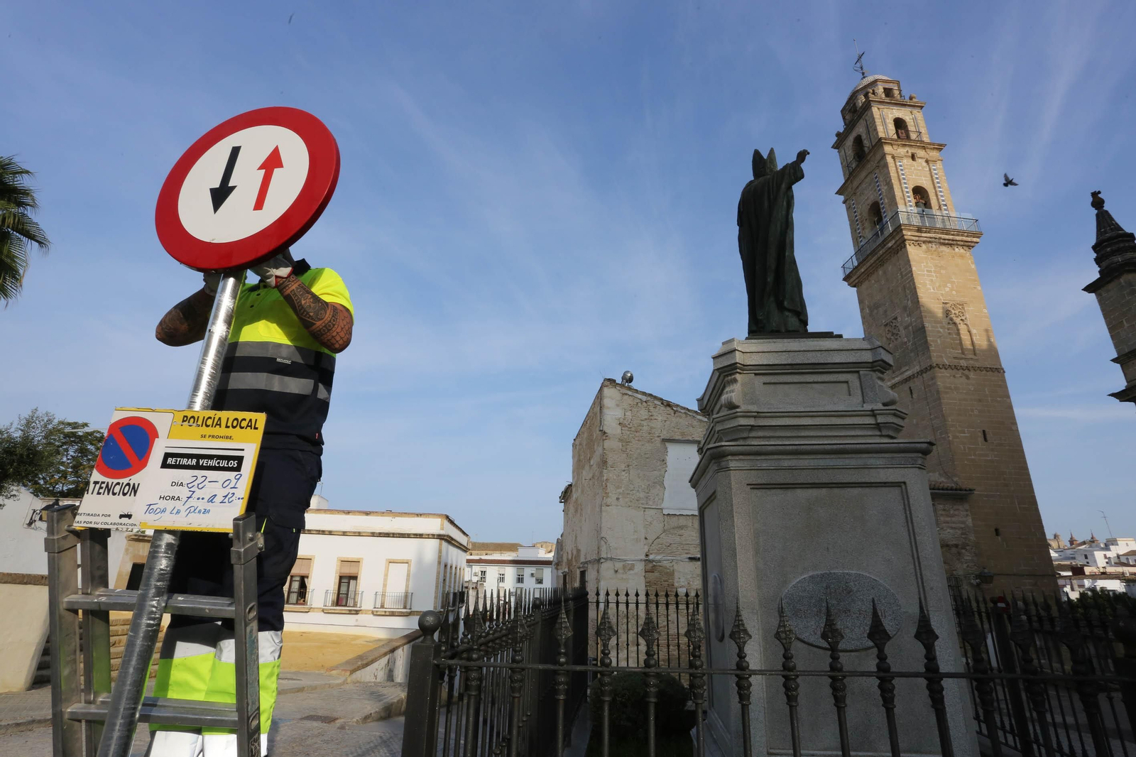 Peatonalización de la Plaza de la Encarnación y pruebas en el entorno de El Arroyo