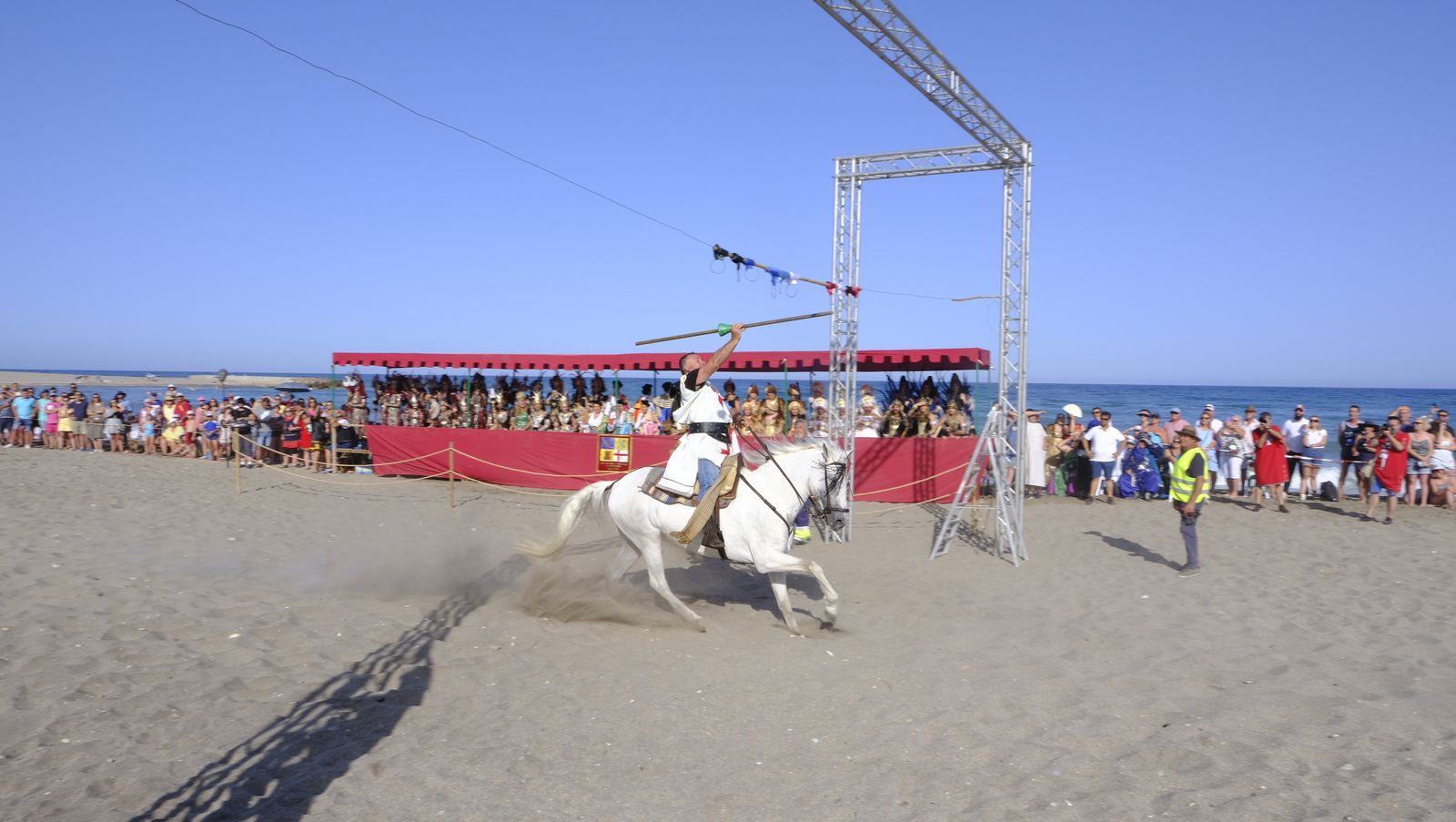 Imágenes del Torneo Medieval en la Playa del Lance. Moros y Cristianos de Mojácar