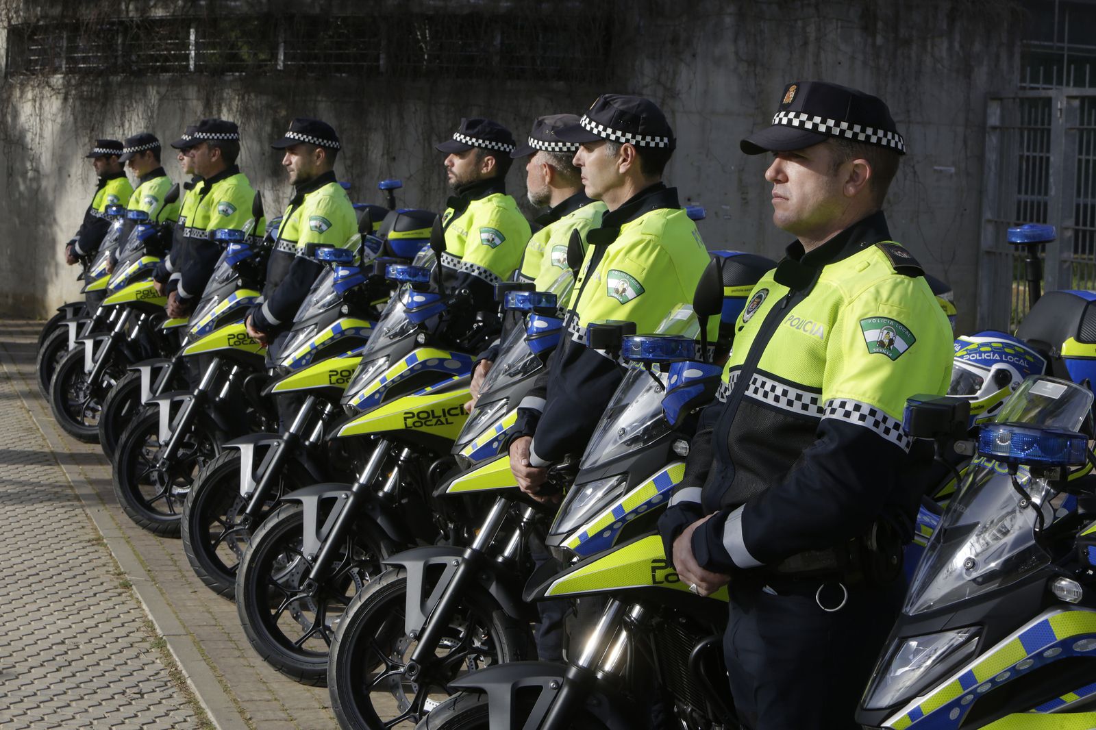 Agentes de la Policía Local de Sevilla.