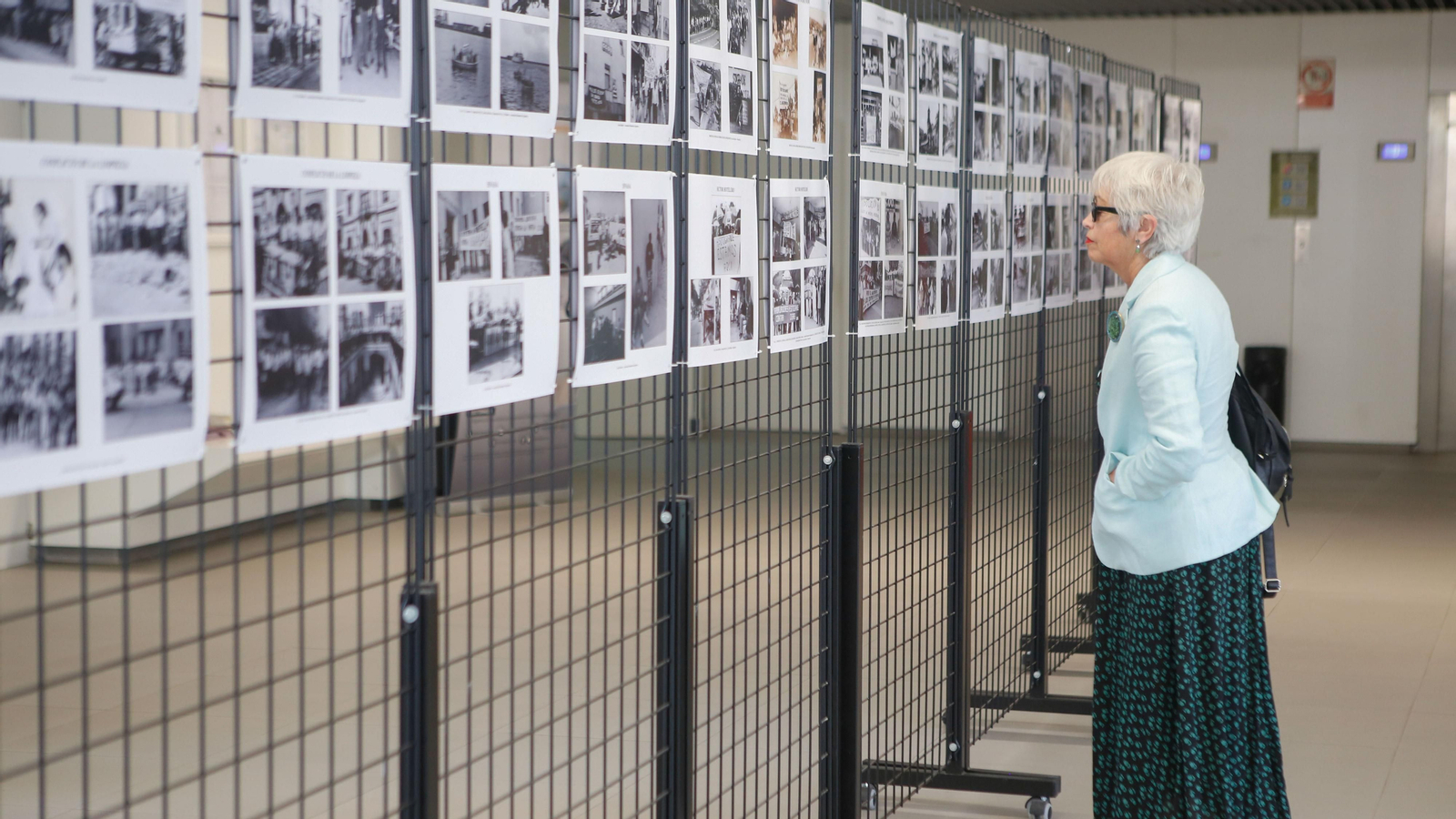 Fotos de la exposición y conferencia sobre el movimiento obrero en el Campo de Gibraltar