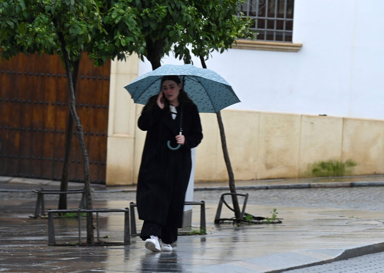 La lluvia que deja la borrasca Konrad en Córdoba, en imágenes