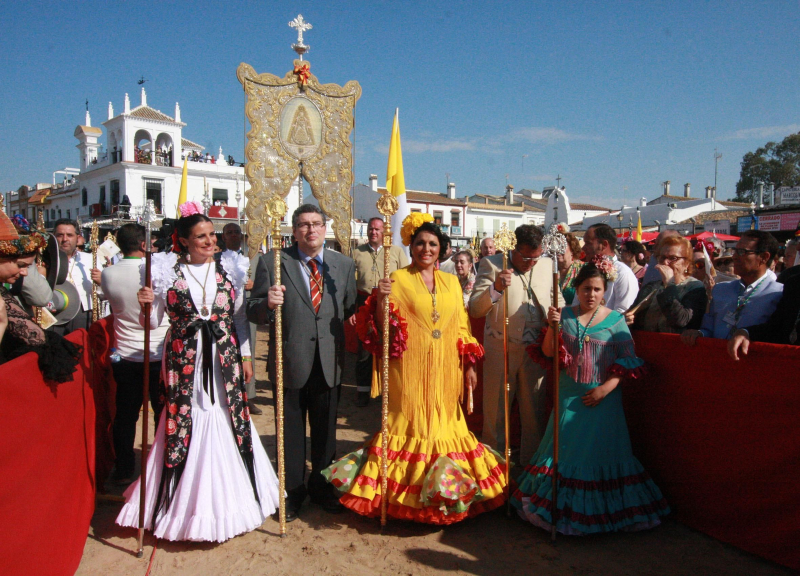 Las imágenes de la Misa de Pentecostés en El Rocío