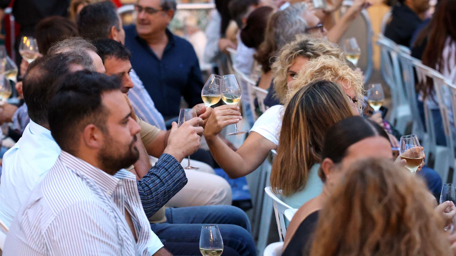 Gran cata 'Del Jerez al Cielo' en plaza de la Asunción