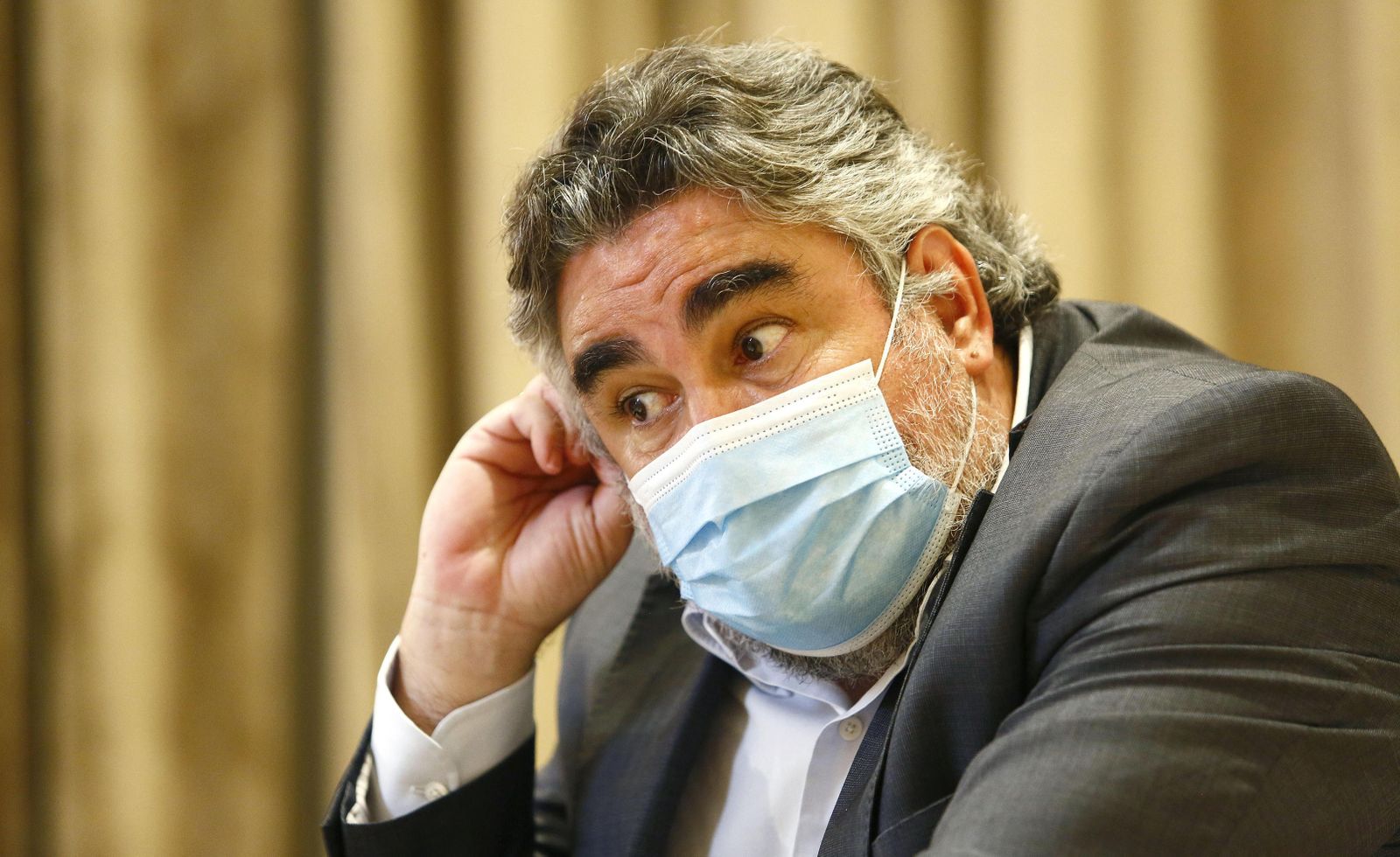 El ministro de Cultura y Deporte, José Manuel Rodriguez Uribes, durante la entrevista concedida al Grupo Joly.