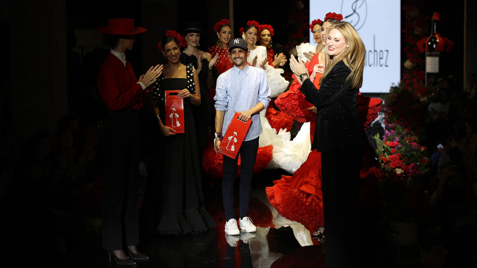 Desfile de Jorge Sánchez en la Pasarela Flamenca Tío Pepe Jerez 2024
