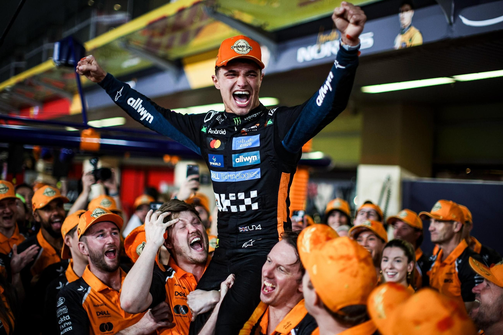 Las fotos del título mundial de Lando Norris en la Fórmula 1